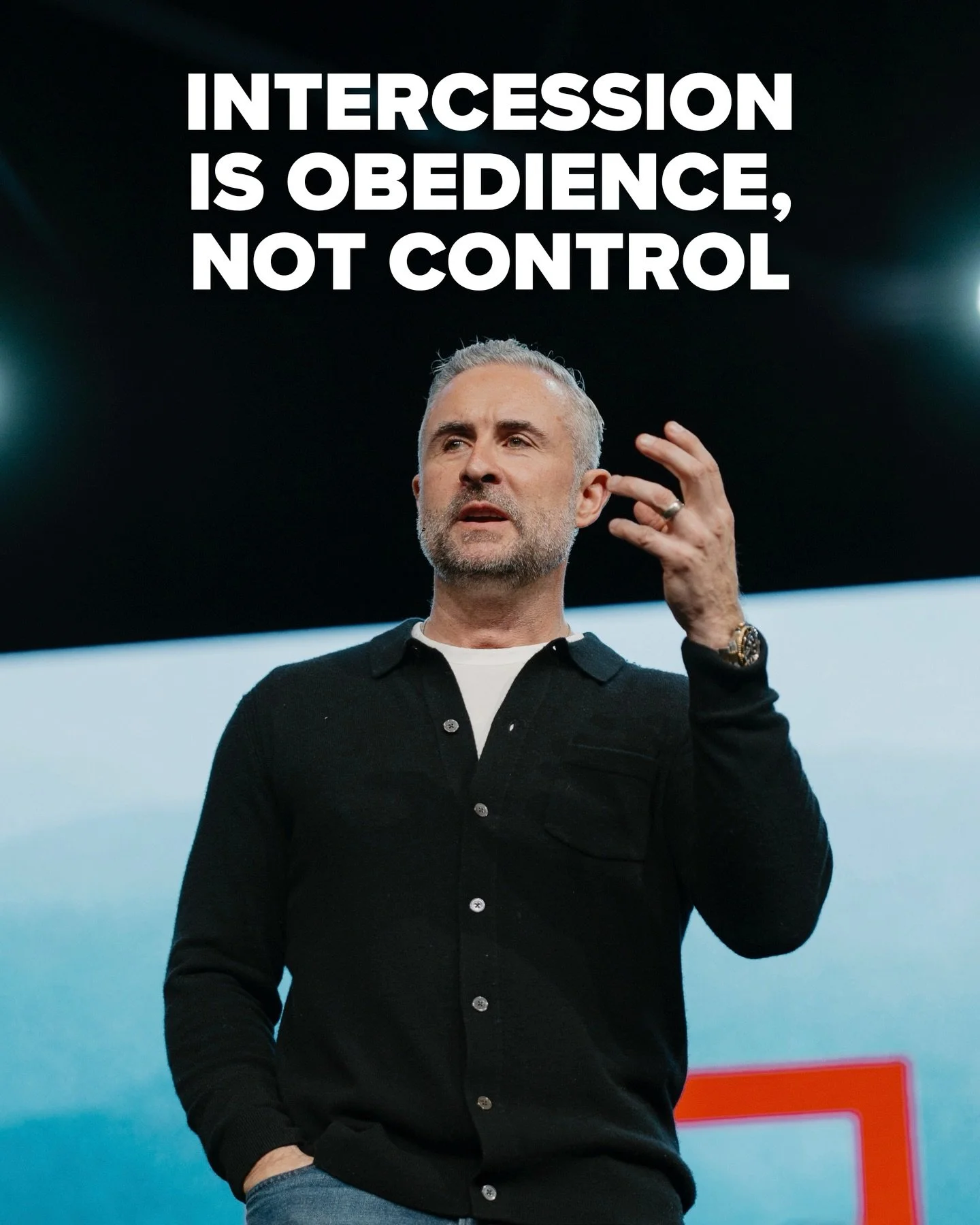 Intercession is obedience, not control.