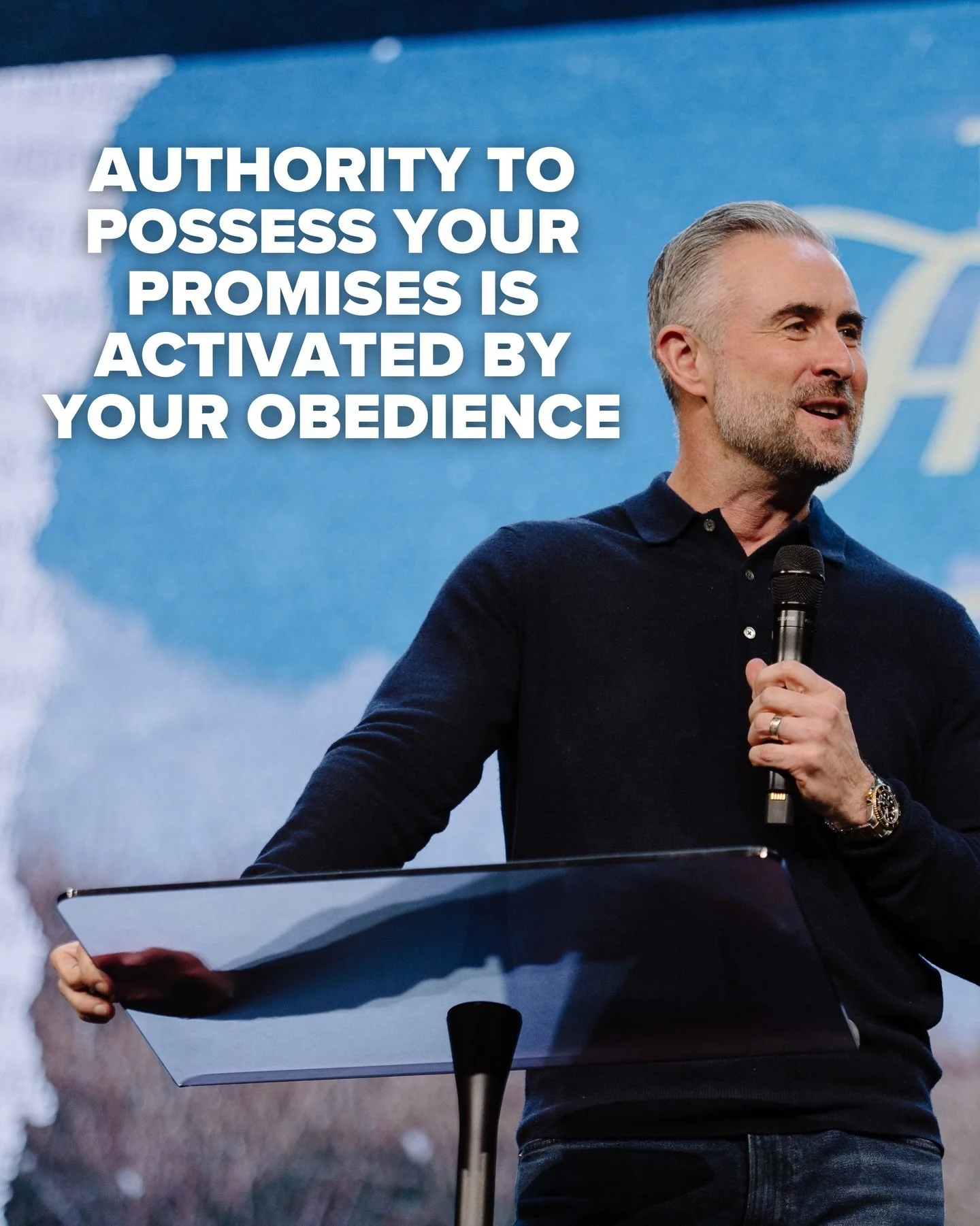Authority to possess your promises is activated by your obedience.