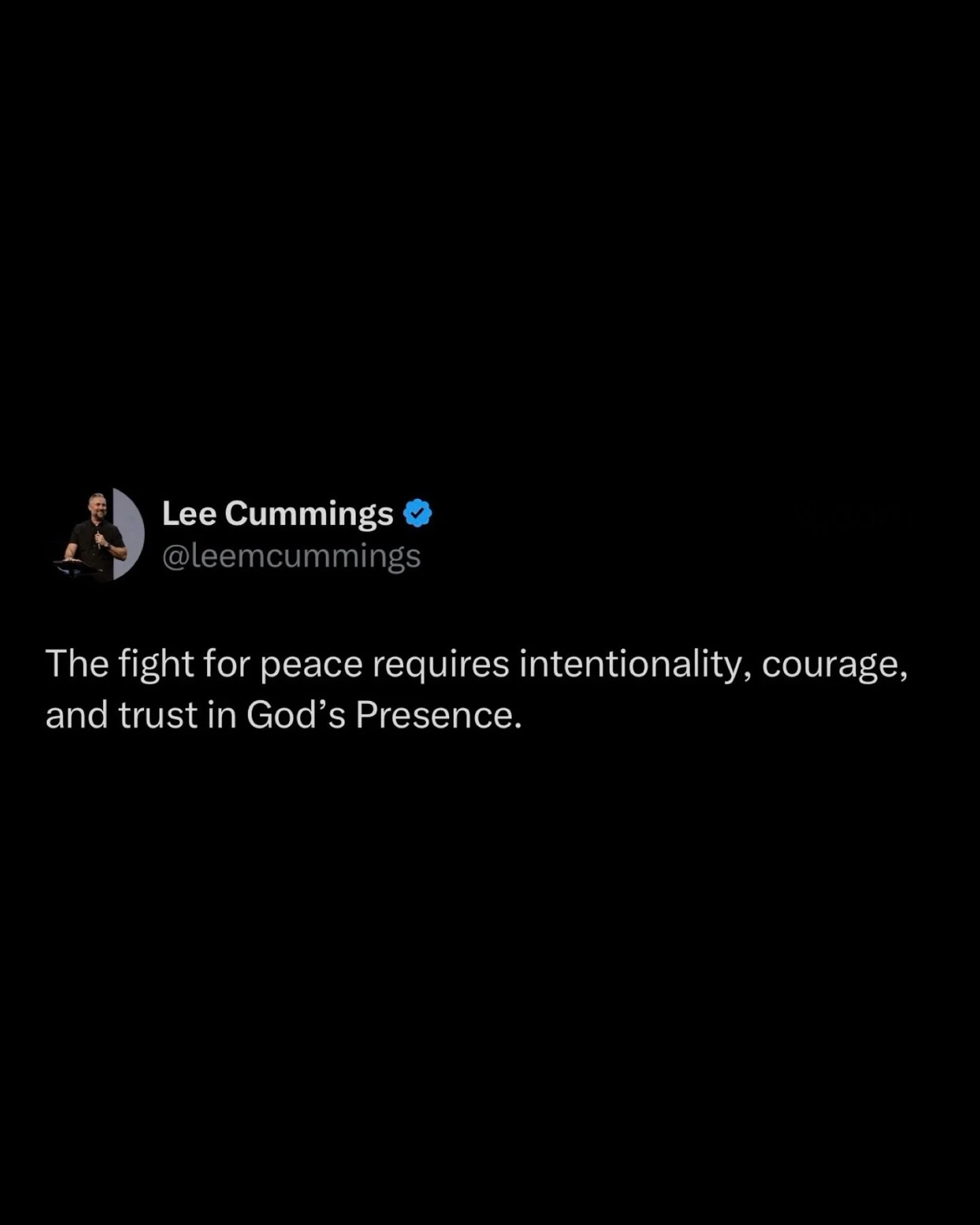 The fight for peace requires intentionality, courage, and trust in God&rsquo;s Presence.