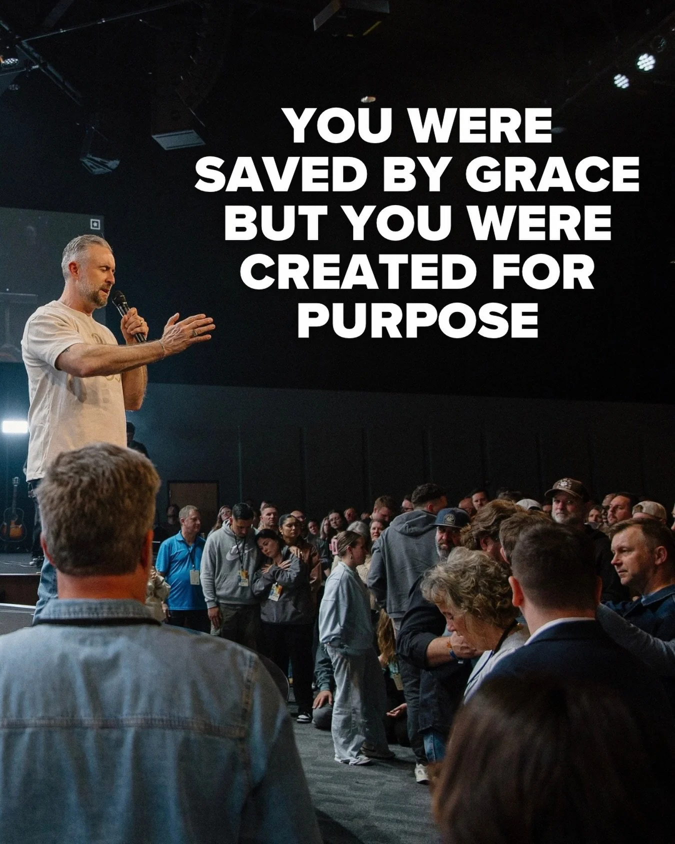 You were saved by grace, but you were created for purpose.