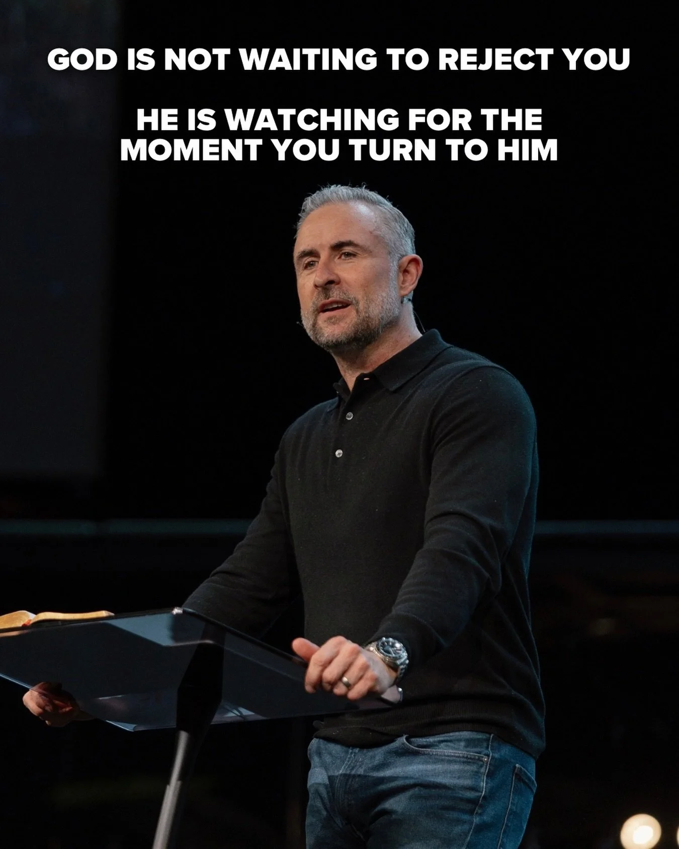 God is not waiting to reject you&mdash;He is watching for the moment you turn to Him.