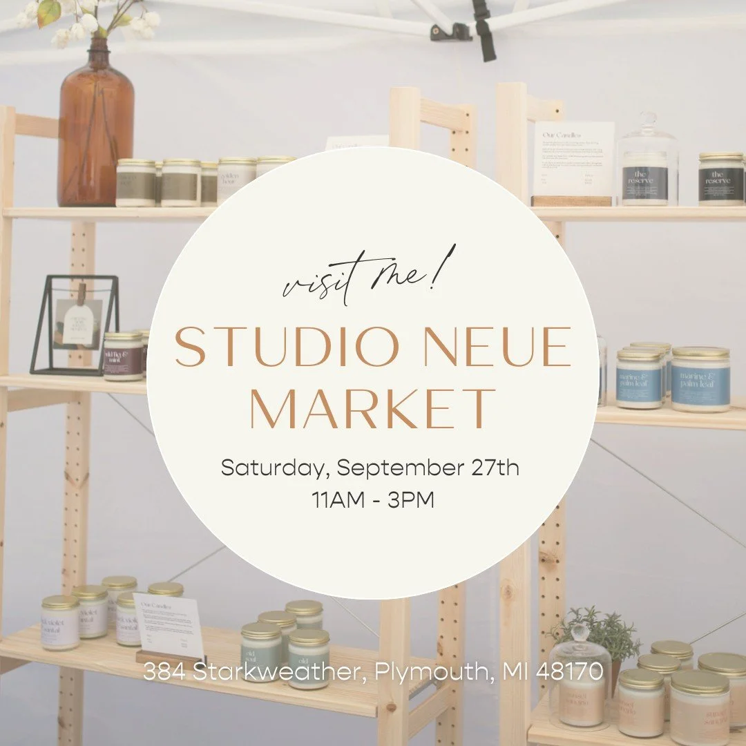 🍁 The wait is over&mdash;Studio Neue Fall Market is here!
They're gathering some of the most amazing small businesses in Metro Detroit for a day of shopping, connection, and community.

Regeily is thrilled to be a returning vendor ✨ Stop by our tabl