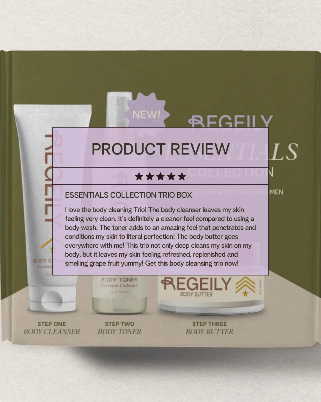 π« Hydration that hugs your skin.
This Regeily pairing is your ticket to timeless softness and a naturally radiant finish. Skin so smooth, it feels renewed.
π¬ “It’s my favorite set! I’ve never had skin feel this healthy and glowi