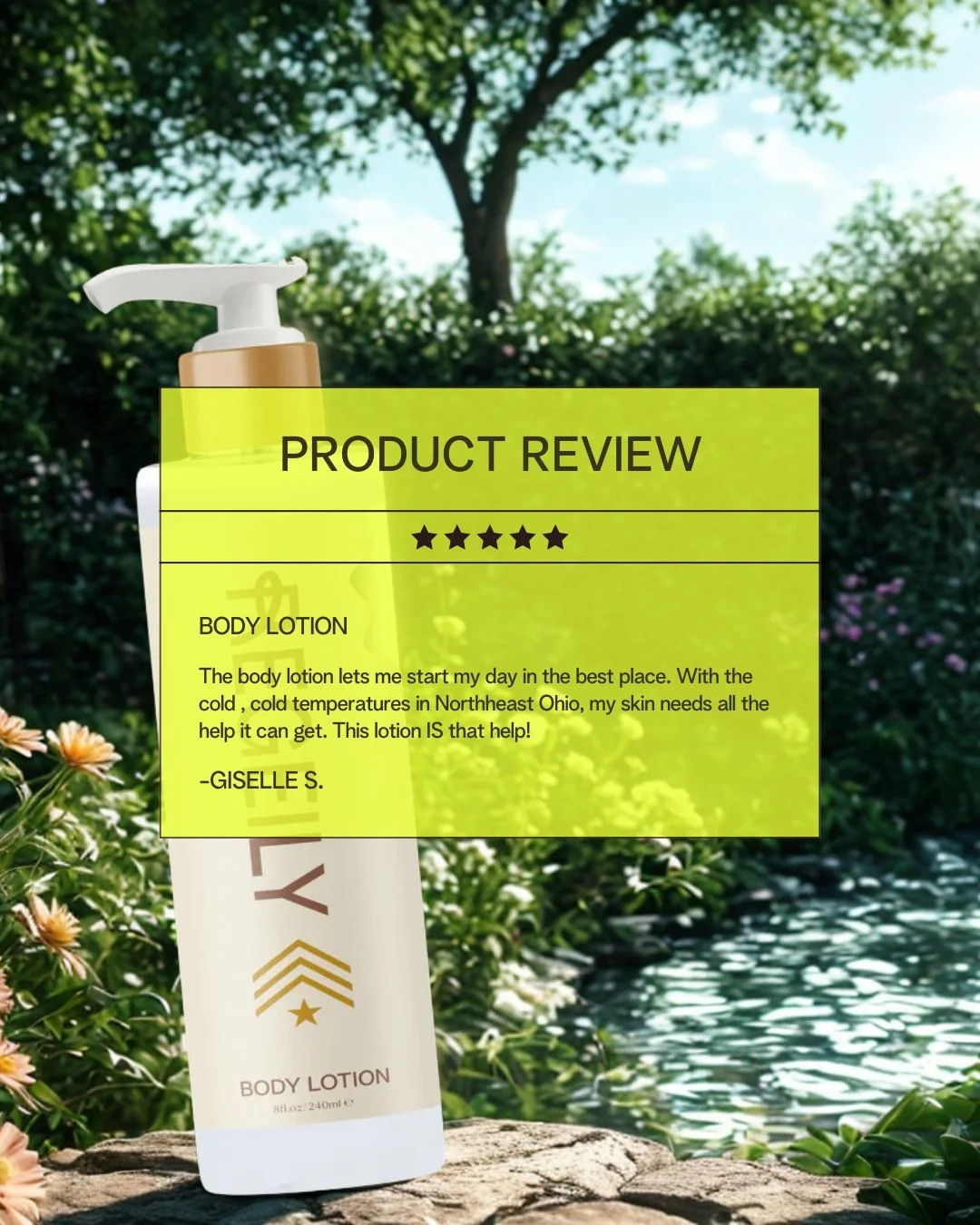 🌸 Hydration that feels timeless.

Our Body Lotion glides effortlessly, replenishing moisture and leaving your skin satin-smooth with a hint of natural radiance.

💬 &ldquo;I can&rsquo;t get enough! My skin has never been this soft and healthy-lookin