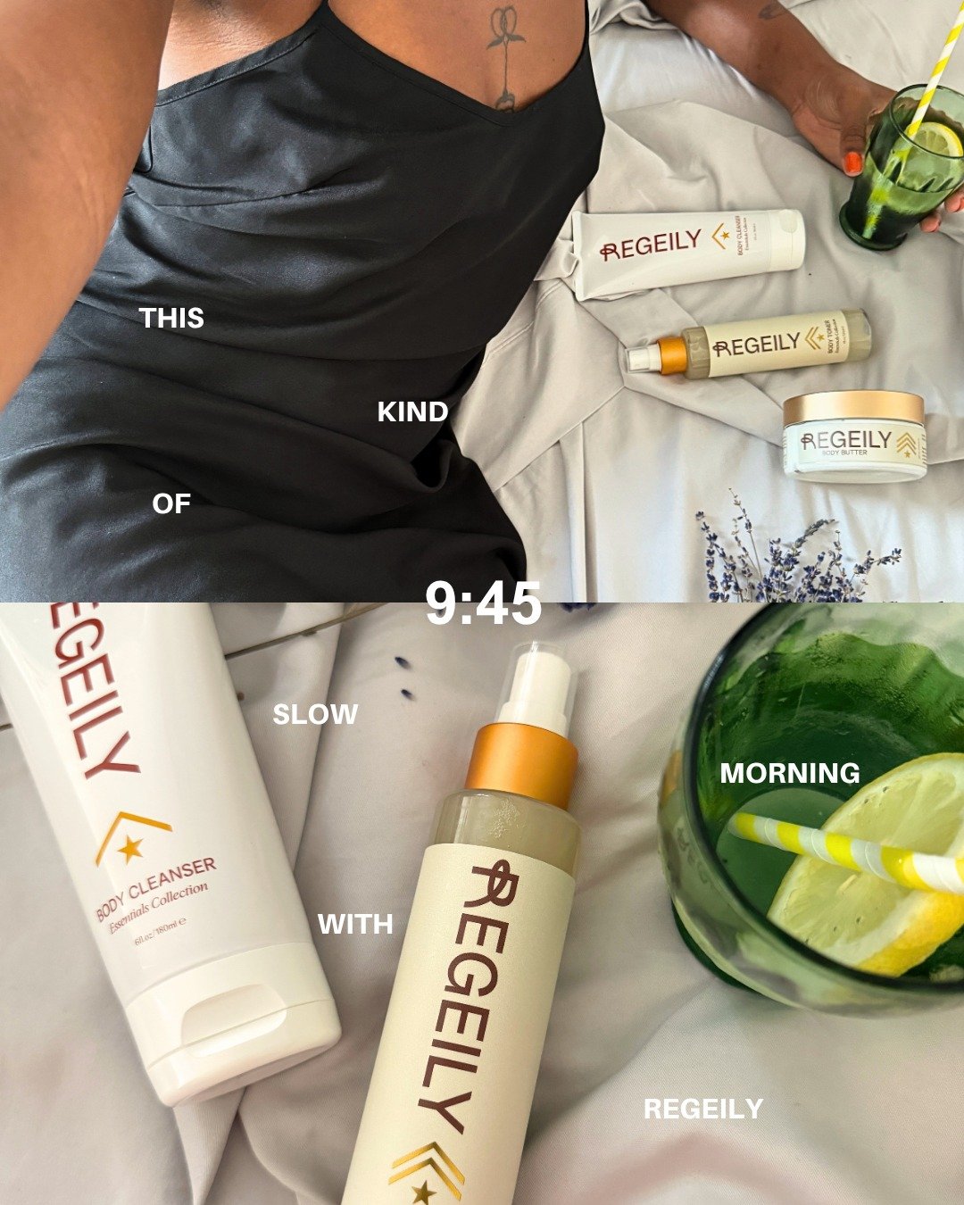 This kind of morning 💛 with Regeily essentials