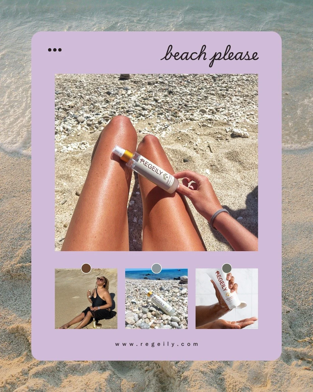 Meet Your Vacation Body-Care Ritual!

Whether hitting the sand one more time before Fall, or planning your Winter getaway, Regeily will prep your skin to be beach ready all year round!