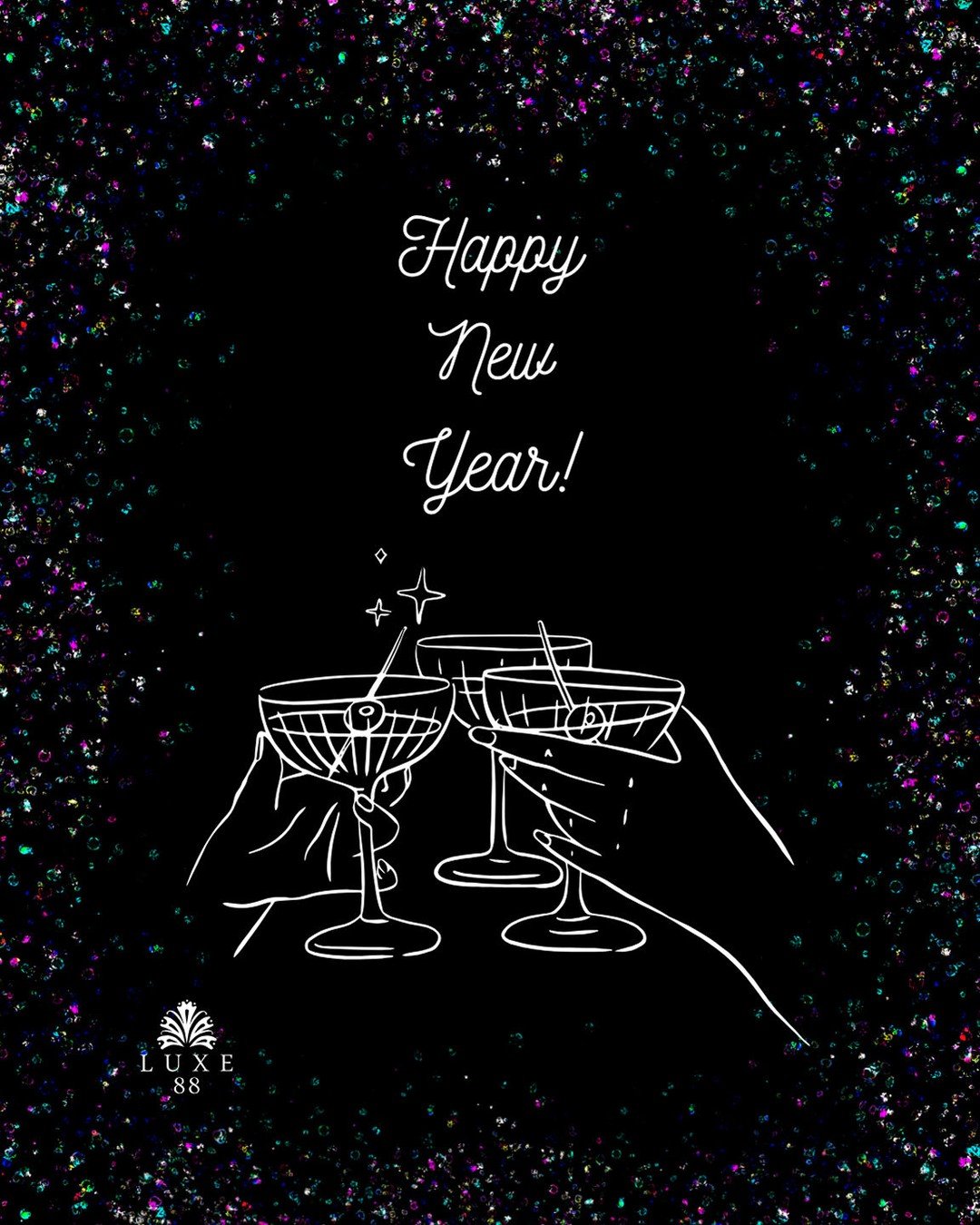 Happy New Year residents! 🎆🍻💜