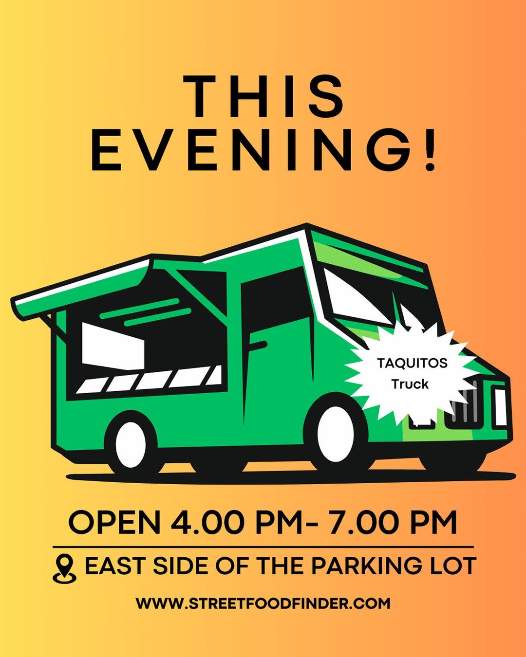 Today is the day! Taquitos will be here this evening!