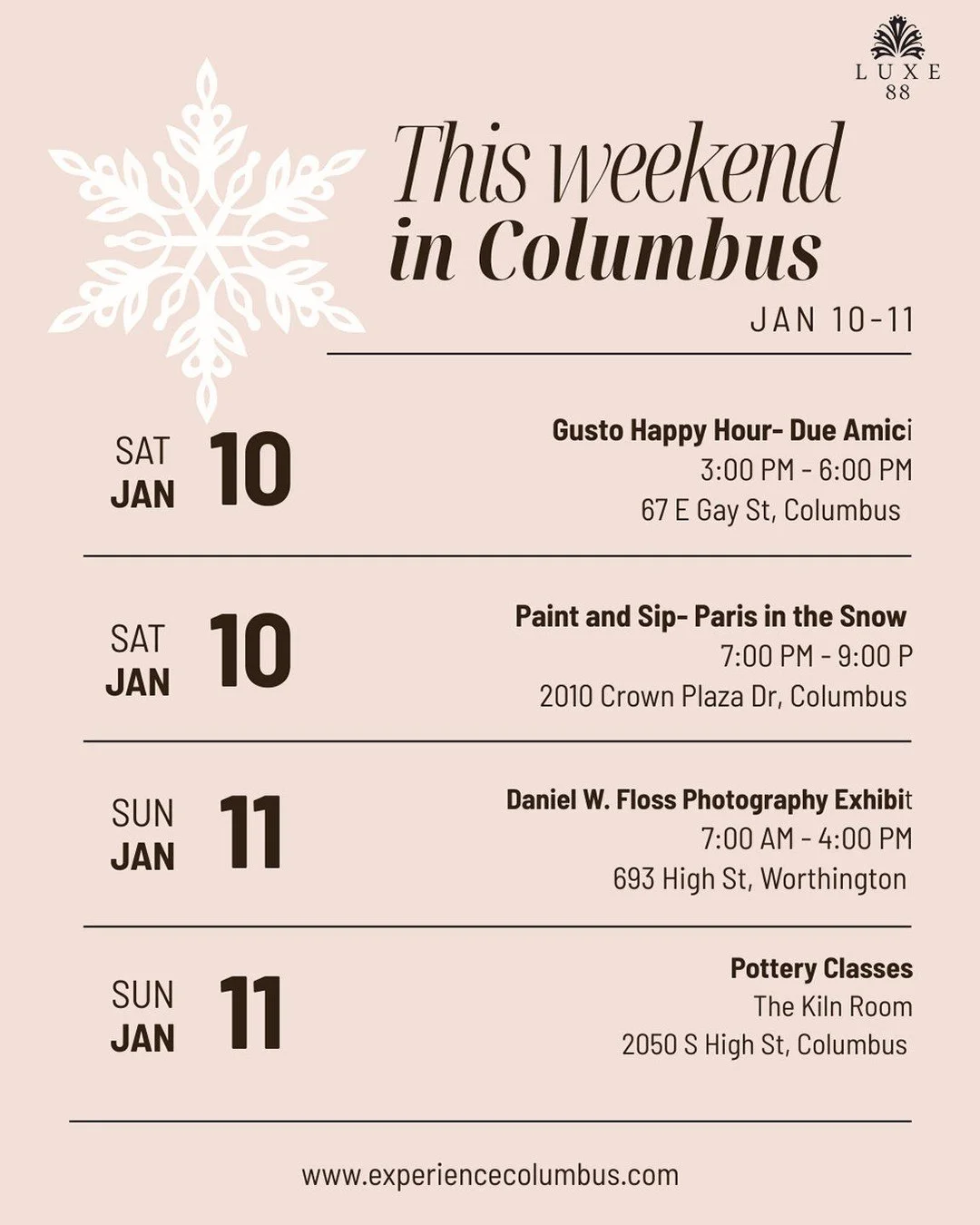 Get in touch with your creative side this weekend!