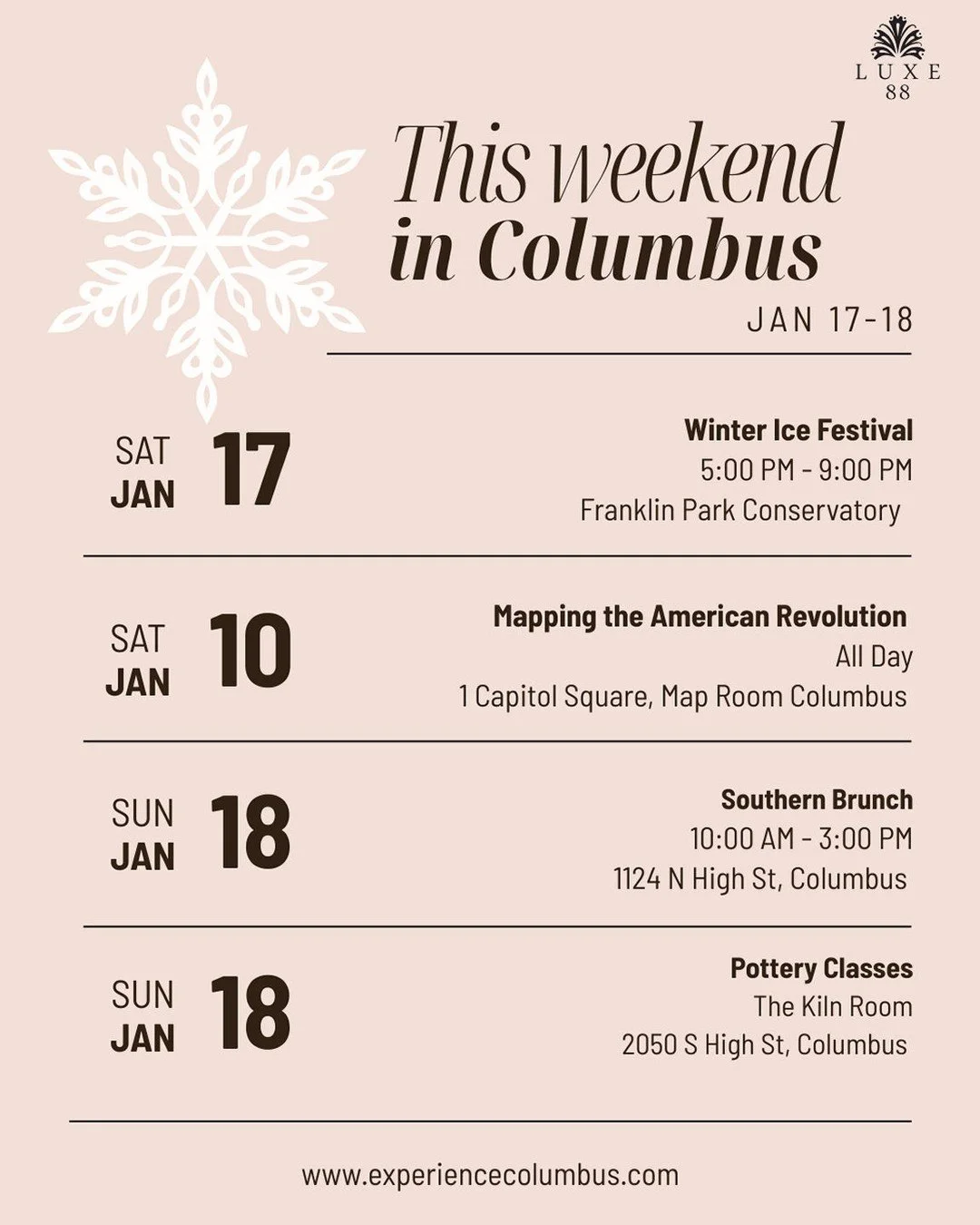 From history buffs to artists, Columbus has something for everyone!