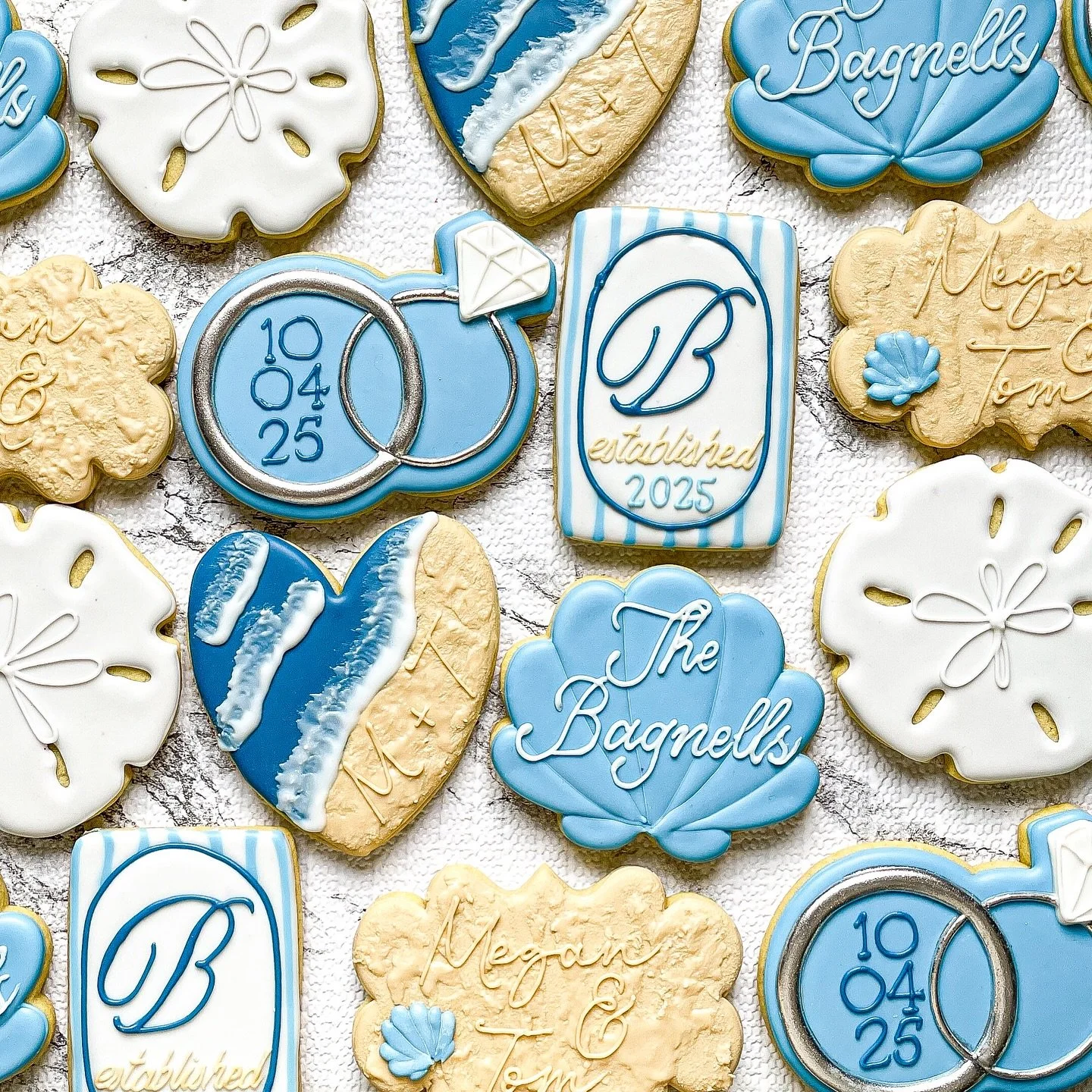 Congratulations, Megan &amp; Tom on their wedding this past weekend! Love me an October wedding celebration 🥰

#cookiesbylyss #customcookies #cookieart #cookieartist #cookiecontent #decoratedcookies #glazecookies #cookies #cookiesofinstagram #cookie