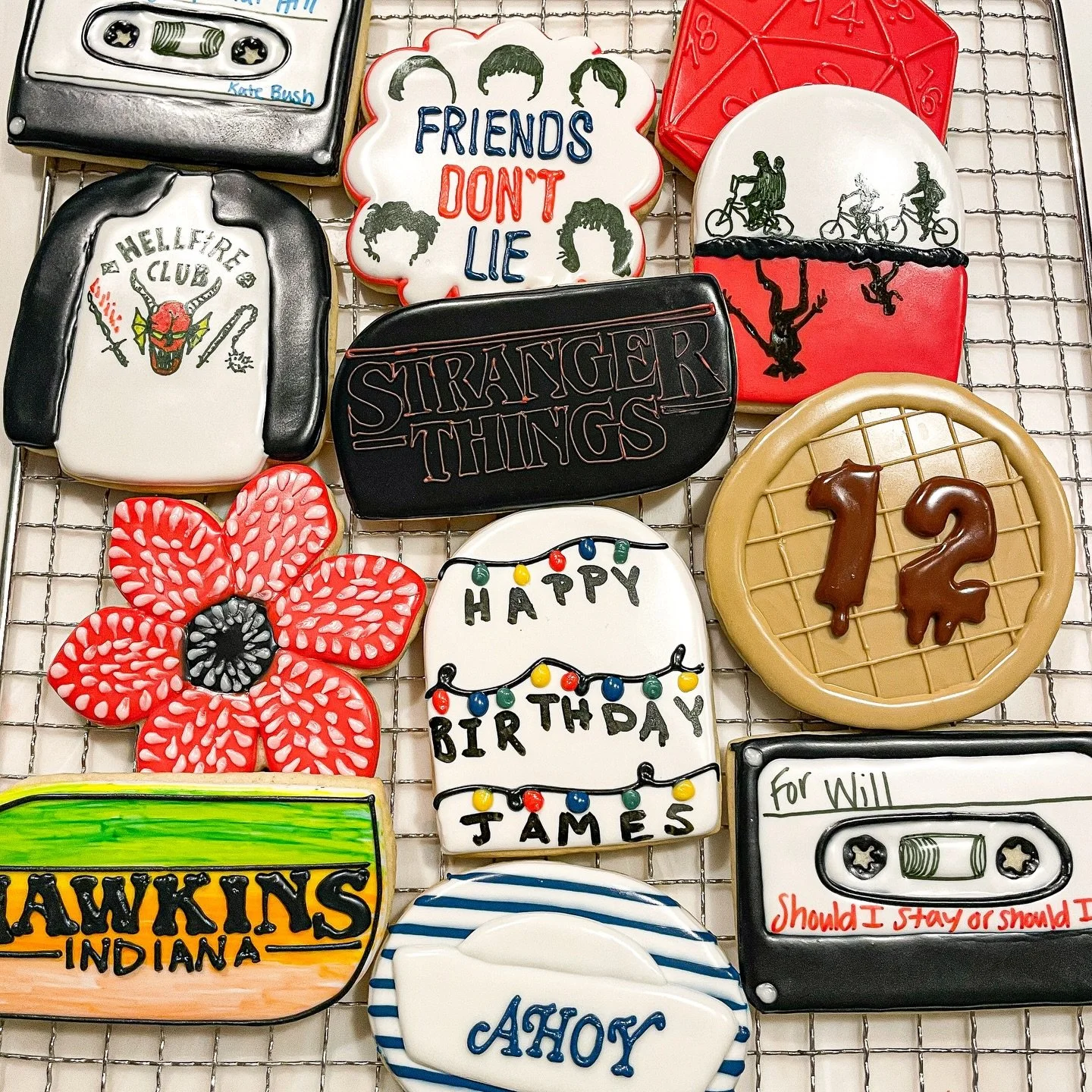 Anyone else have to rewatch the whole series to be able to watch the finale? Just finished Stranger Things and I&rsquo;m just 😱 what a great storyline and what a great birthday theme for James.
Now James is one lucky duck because he has received Coo