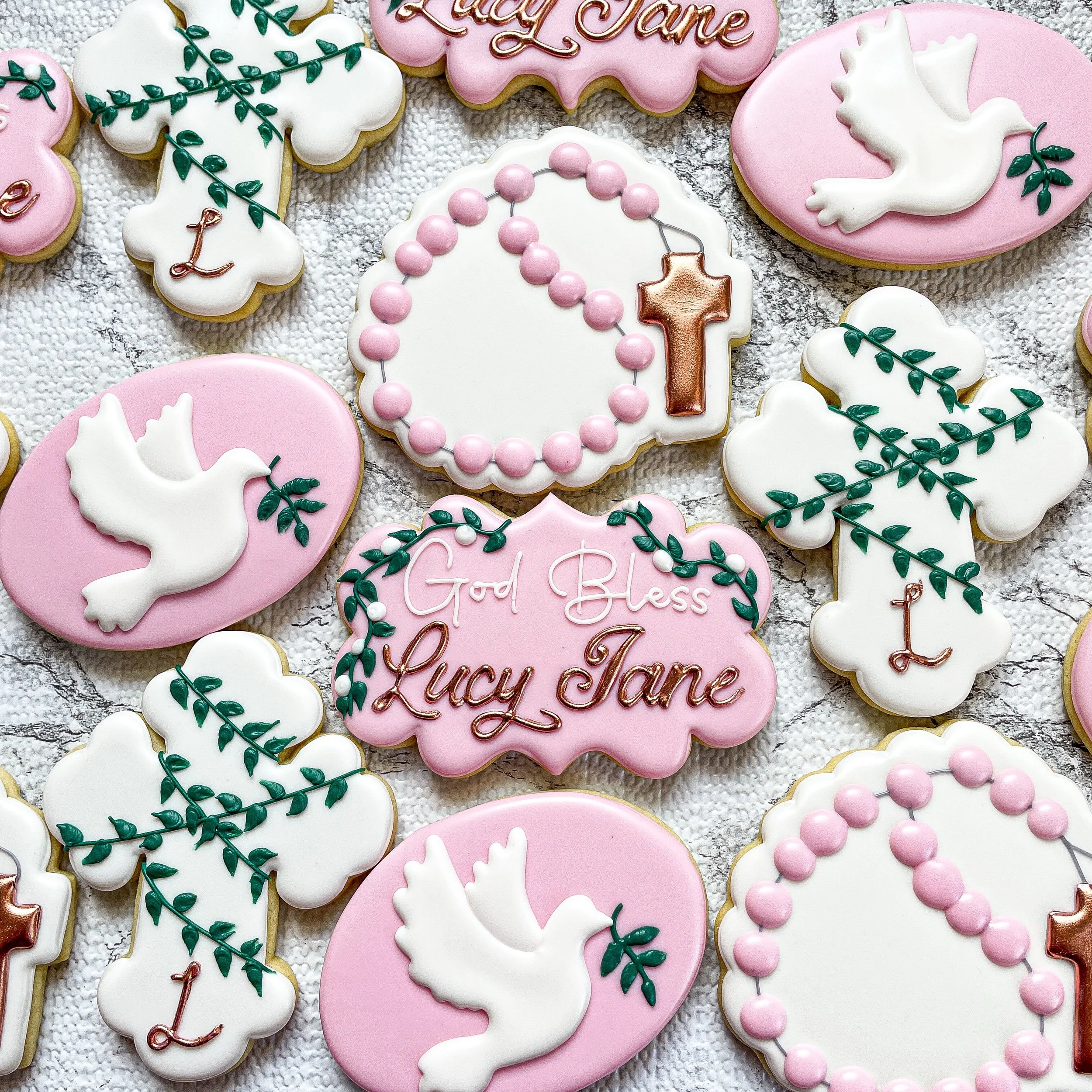 Baptisms, 1st Holy Communions, &amp; Confirmations, cookies through every stage of life 🕊️🙏🏼✝️
#cookiesbylyss #baptismcookies #1stholycommunioncookies #confirmationcookies #religiouscookies
