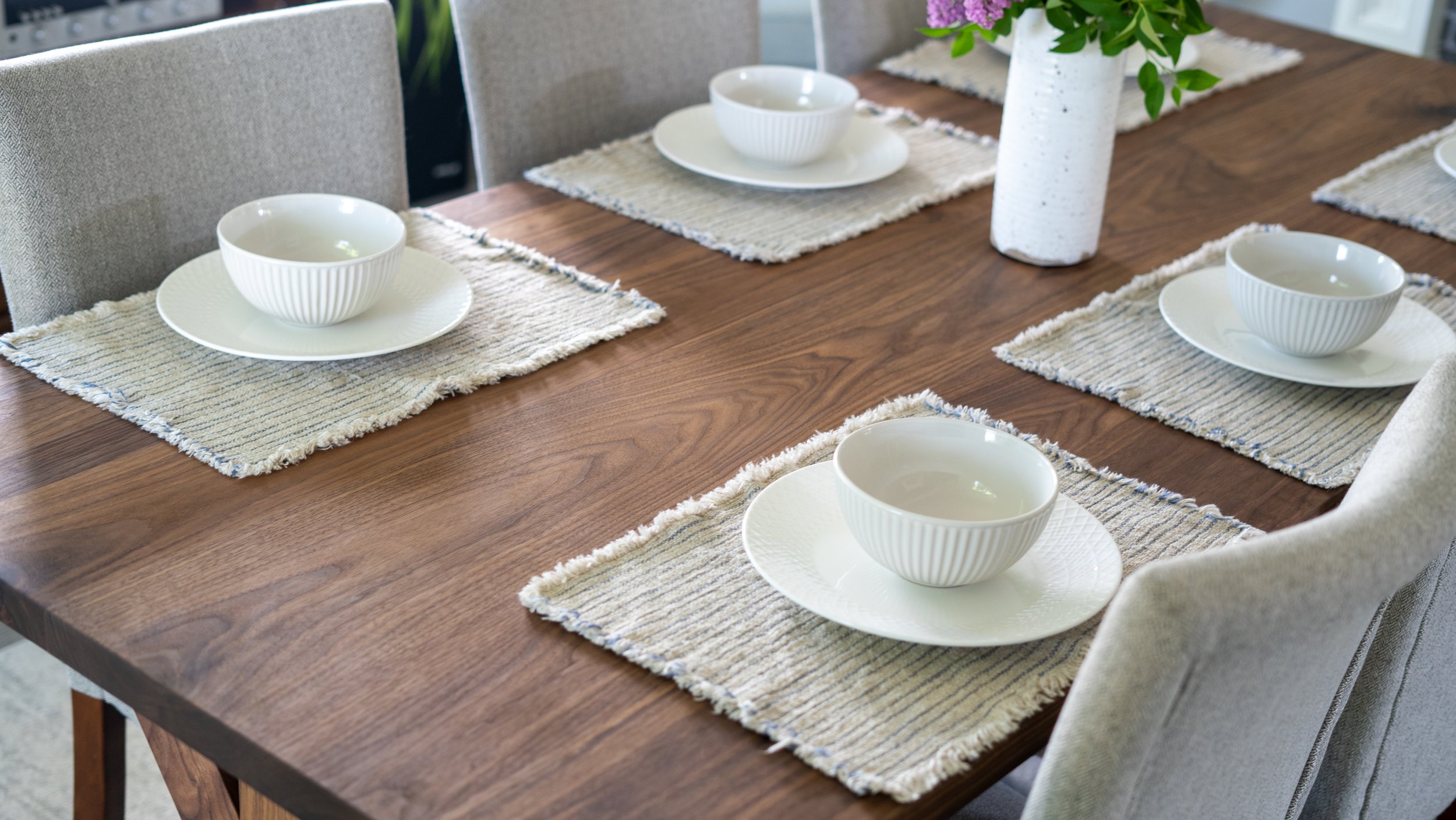 Walnut Trestle Dining Table