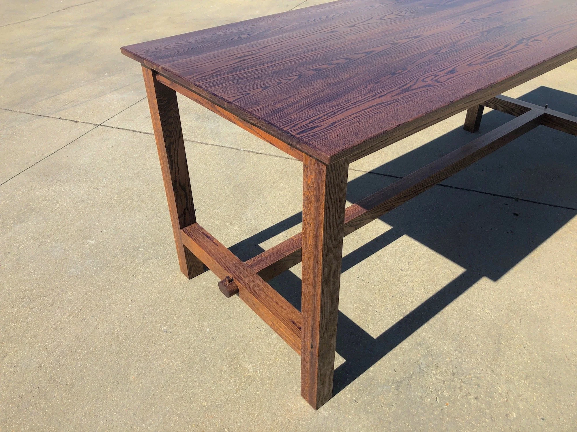 Ridgeline Dining Table - Red Oak (Java)