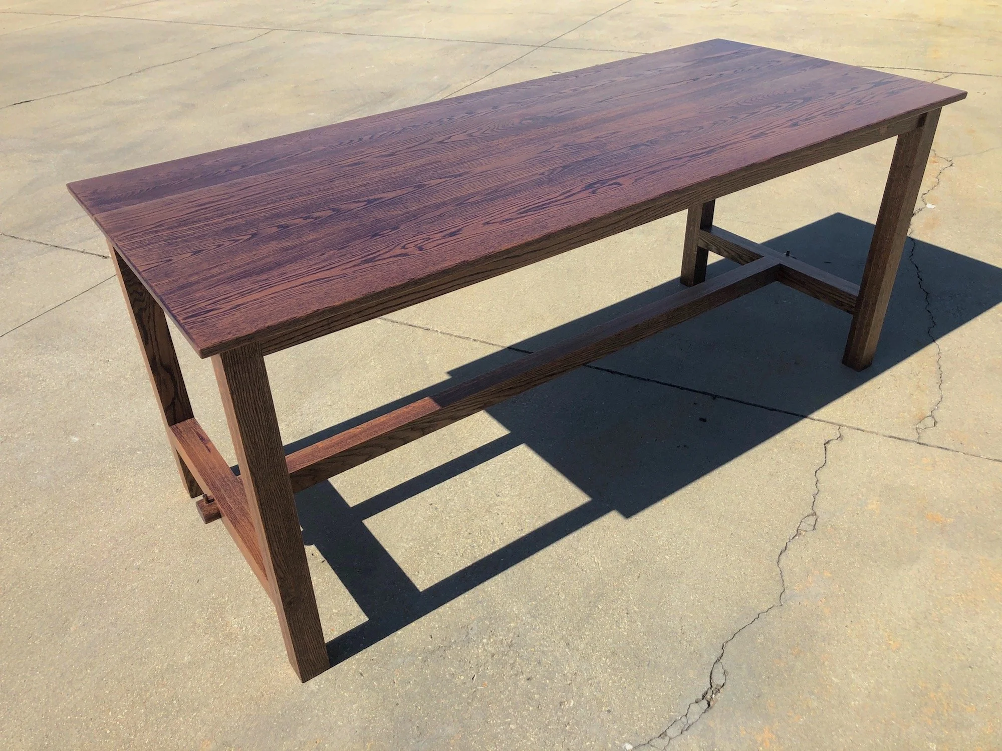 Ridgeline Dining Table - Red Oak (Java)