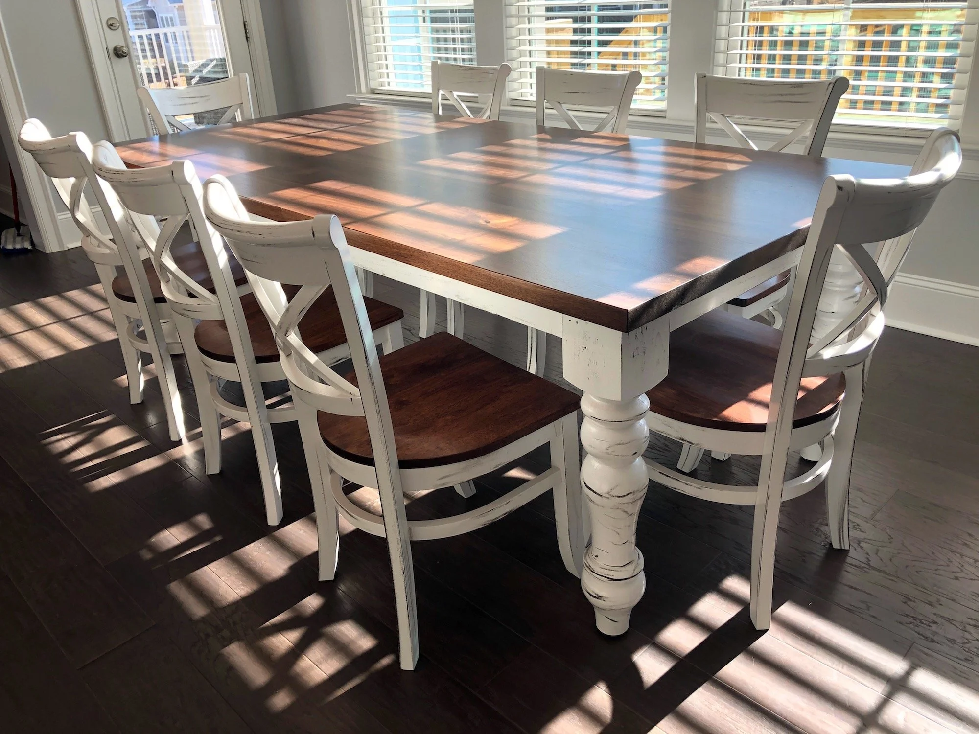 Turned Leg Ford Farm Table