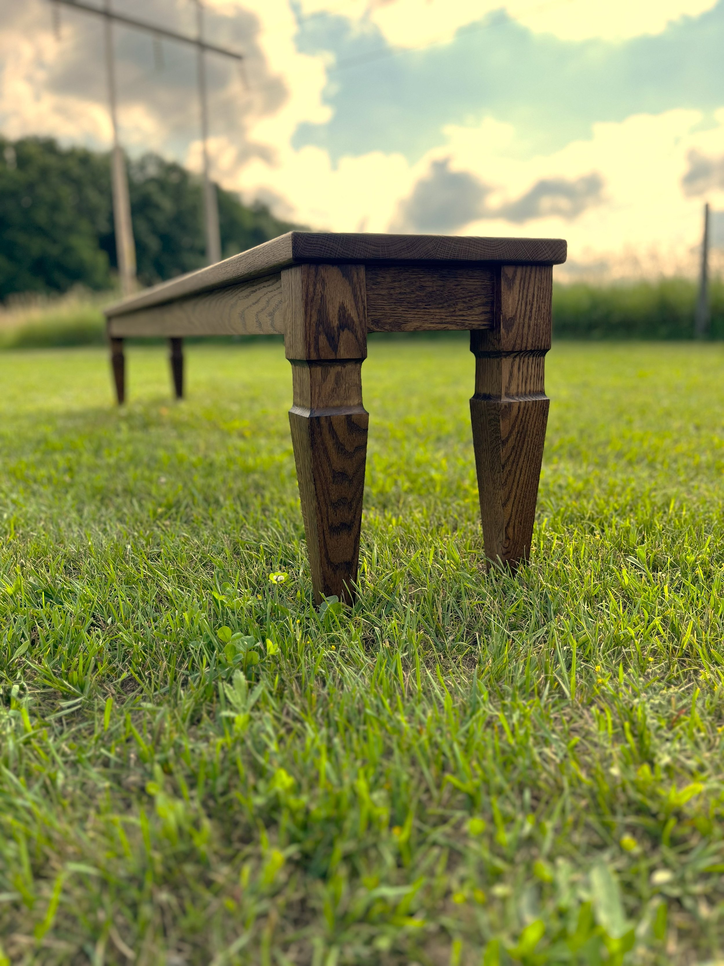 Westbridge Dining Bench in Red Oak (Provincial)
