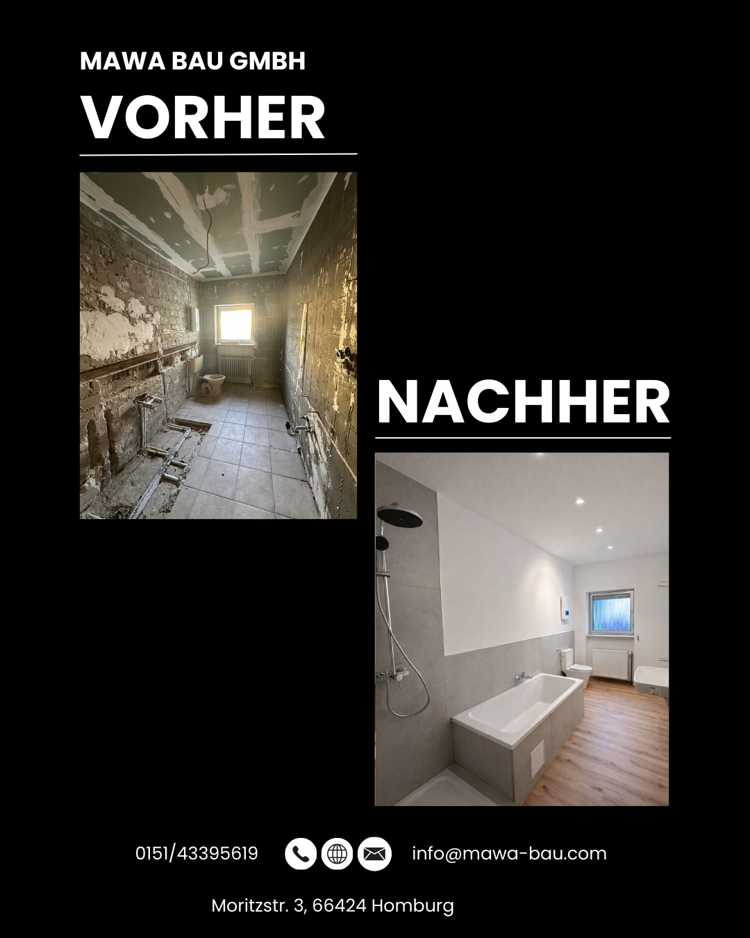 Komplette Badsanierung in Bexbach-Kleinottweiler