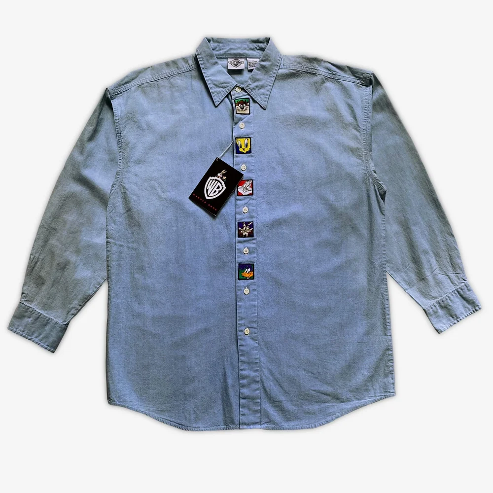 1993 Warner Bros Denim Shirt (L) — All Things Considered