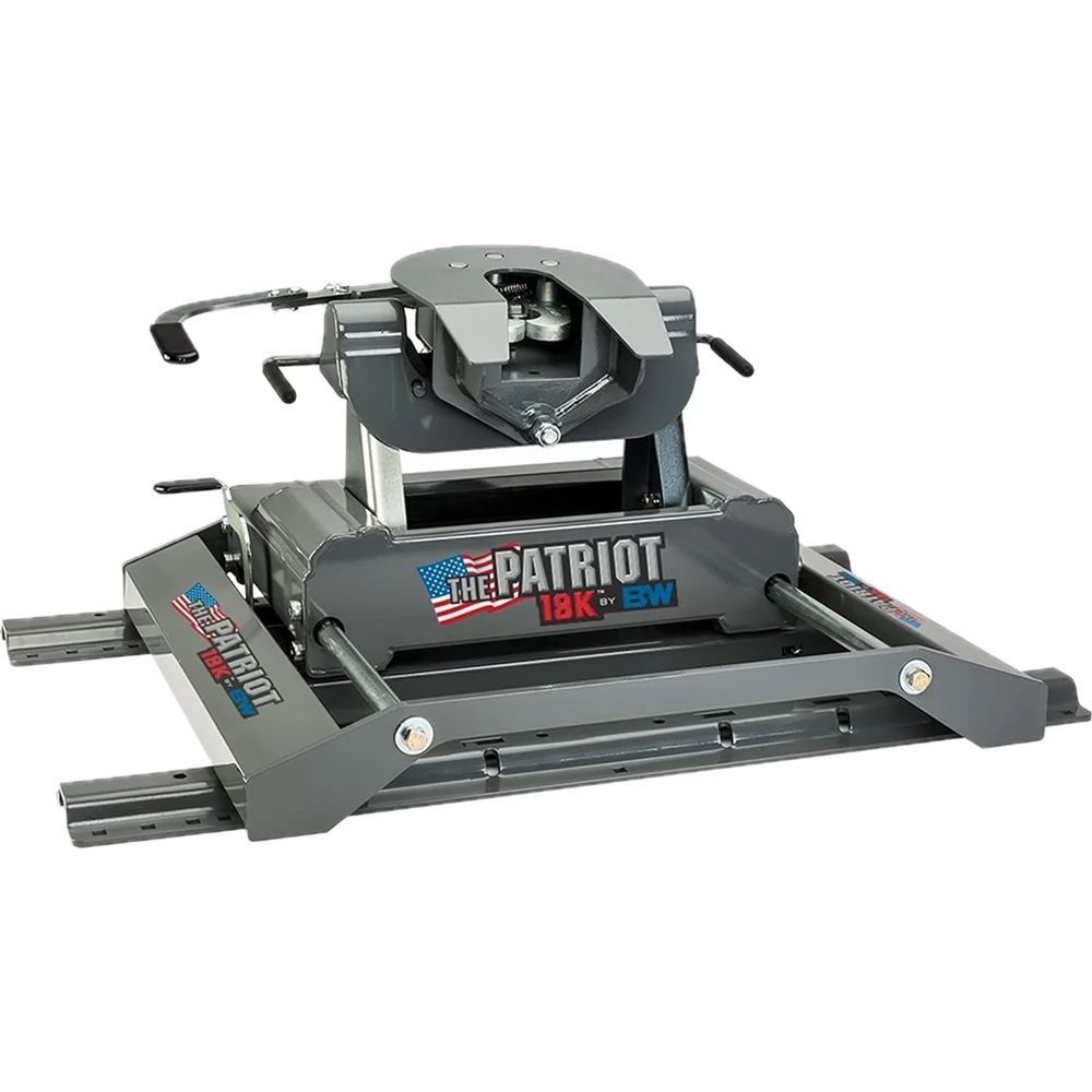 B&W Premium Fifth-Wheel Hitches — American built for unmatched strength, simplicity, and control. (Recommended for all fifth wheels)