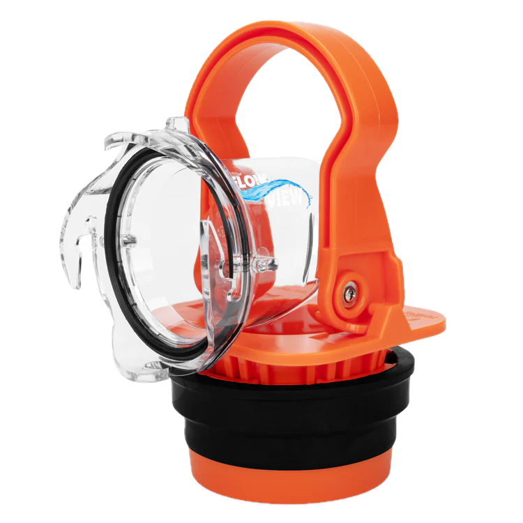 Rhino RV Sewer Adapter PRO - Clear Sewer Hose Elbow with Drain Lock Adapter ( recommended for all standard sewer connections)