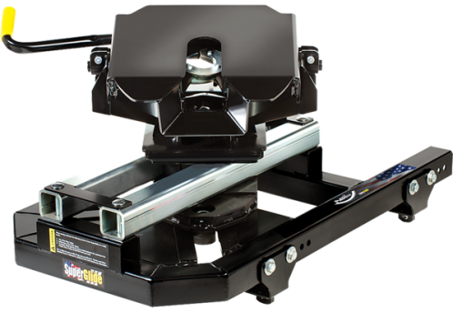 PullRite Super Glide 20K auto sliding 5th wheel hitch with Capture plate installed.* (recommended for all short bed trucks)