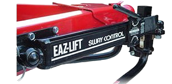 Friction Sway Control Installed* (Recommended for single axle trailers with little tongue weight. A must for Teardrop owners)