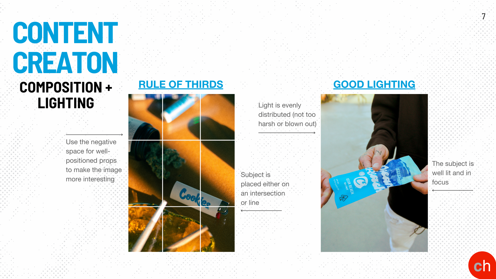 Social media guidelines I created as a leave-behind resource for the new store.