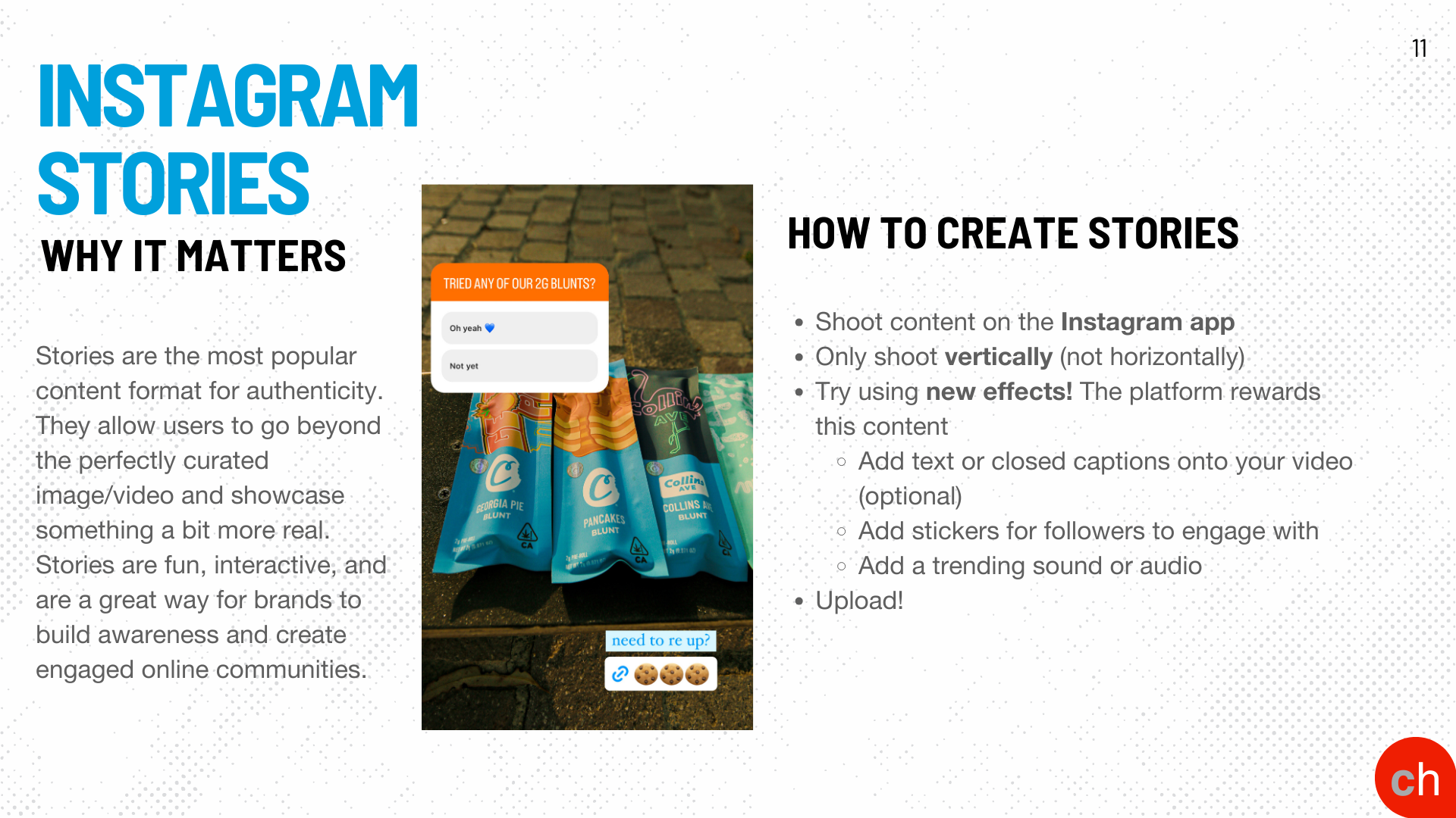 Social media guidelines I created as a leave-behind resource for the new store.
