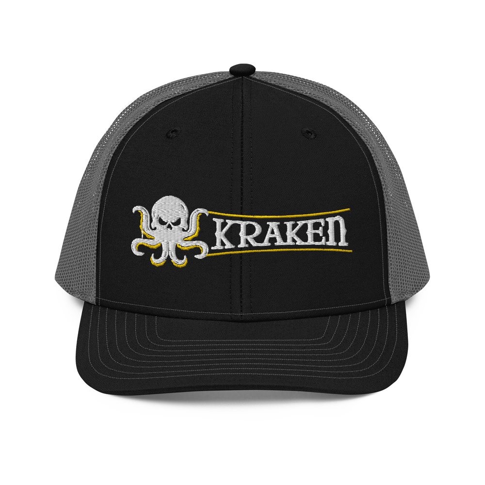 Kraken Embroidered Trucker Cap — Experience Kraken