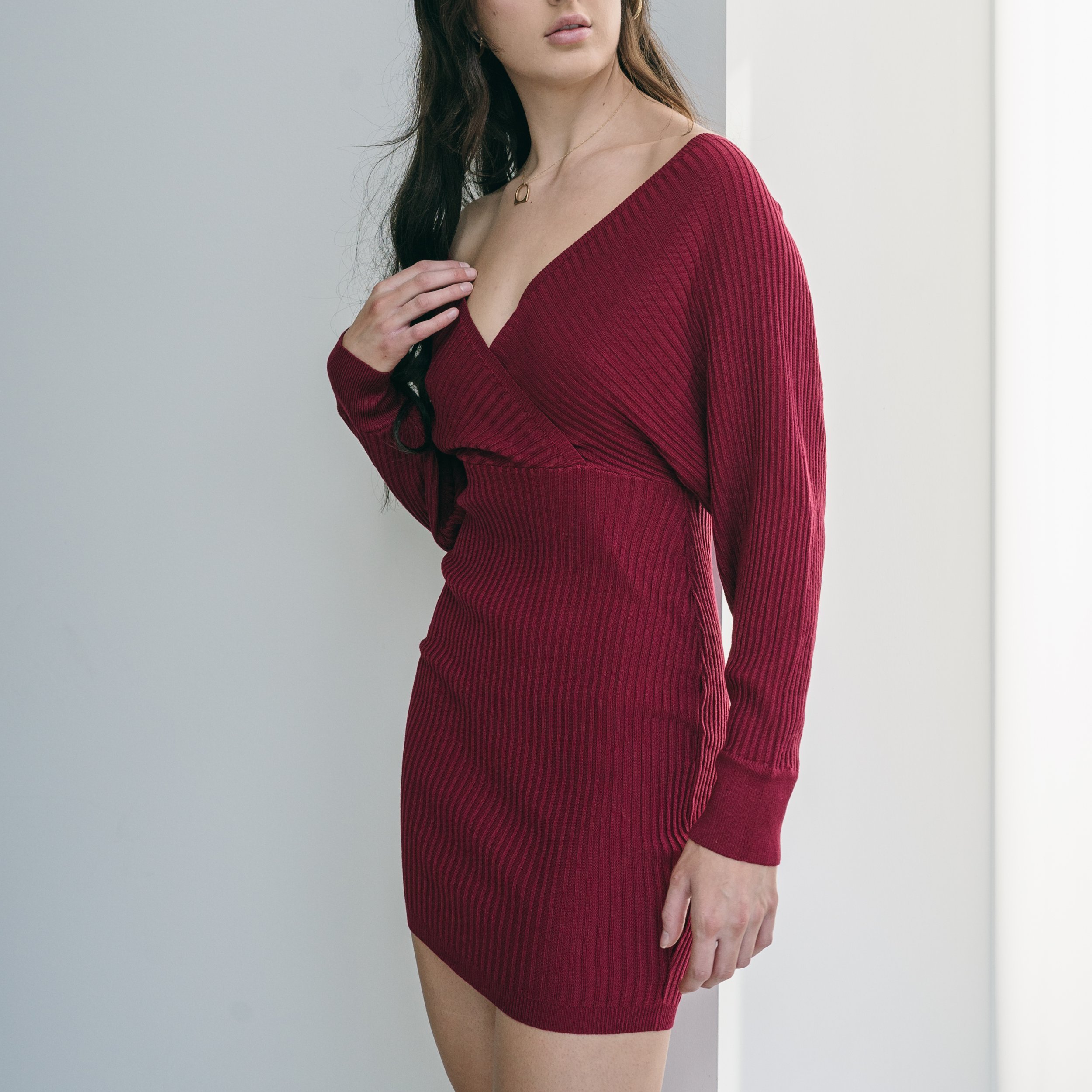 Soft sweater dress sale