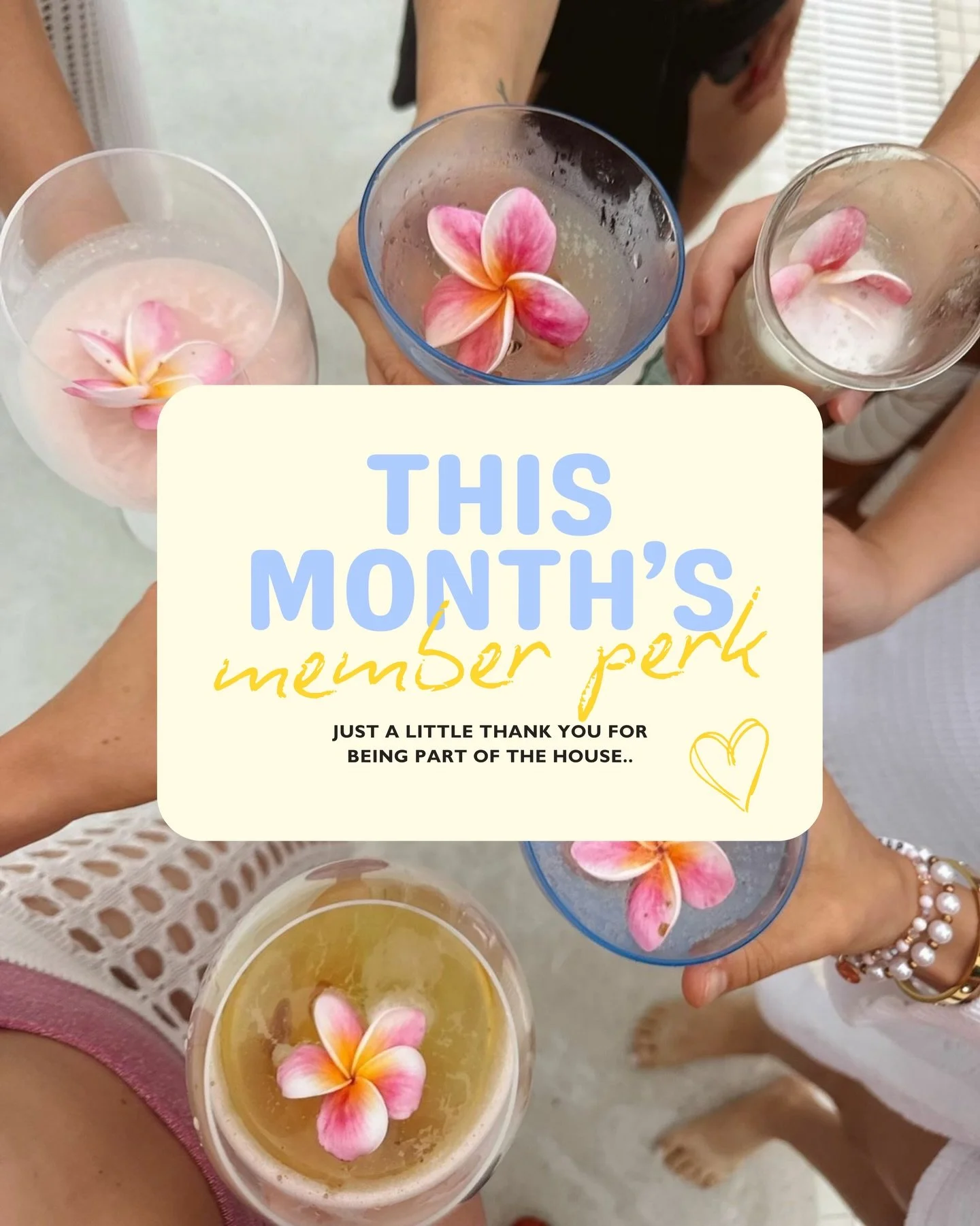 This month&rsquo;s member perks feel extra cute 🍸💛&nbsp;Two complimentary brunches, two Saturdays in December, and all the good vibes. Sharing menus, flowing drinks, and no mental maths at the bill 🤭 because it&rsquo;s ALL included for our members