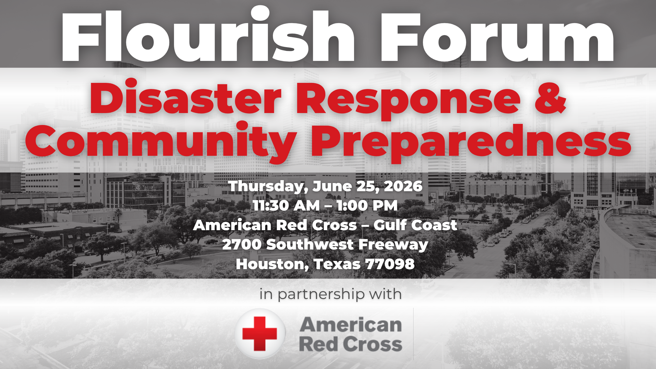 Flourish Forum - Disaster Response + Community Preparedness