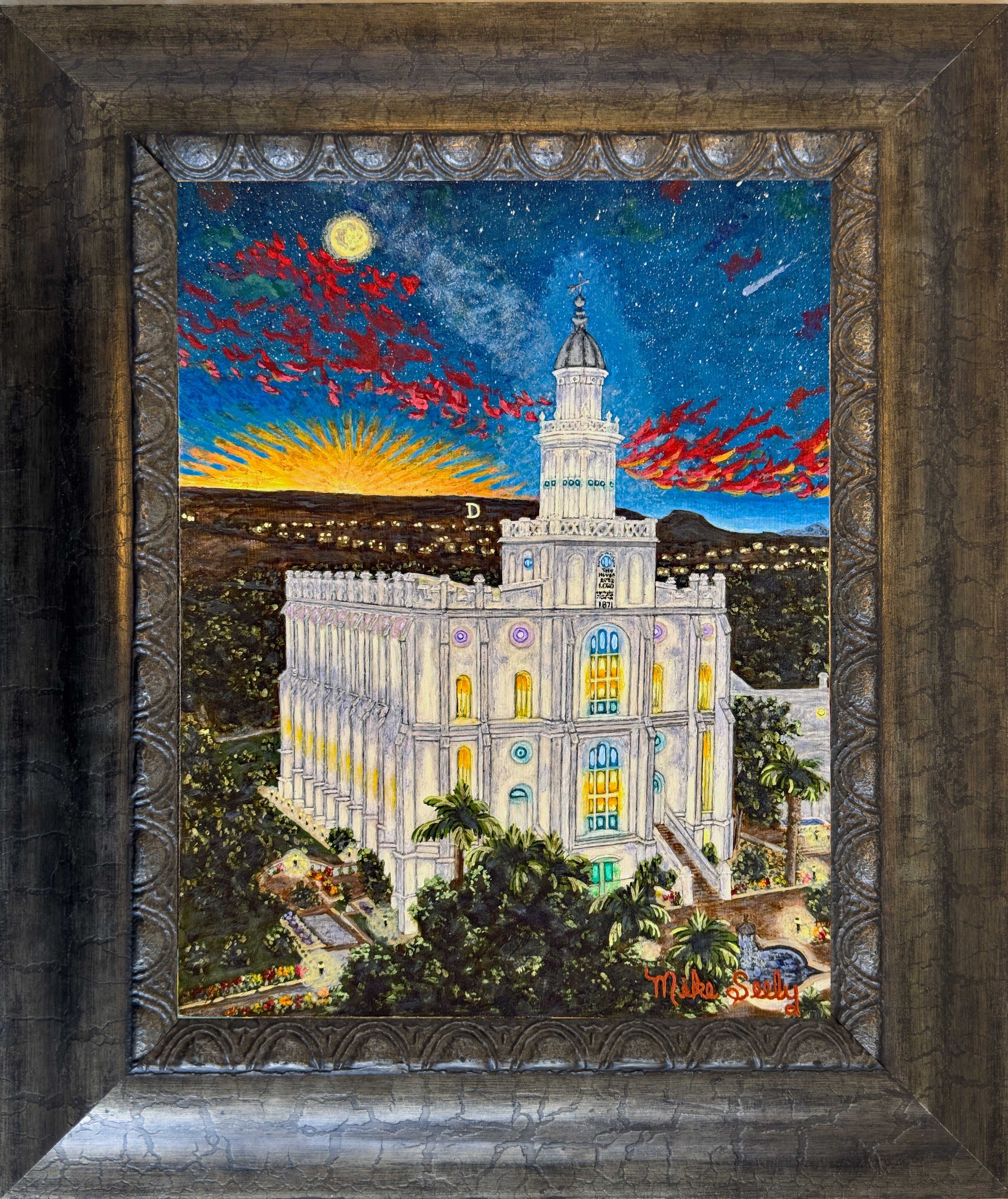 St. George Temple Remodeled 2024, Framed, 250 E 400 S, St. George, UT 84770
