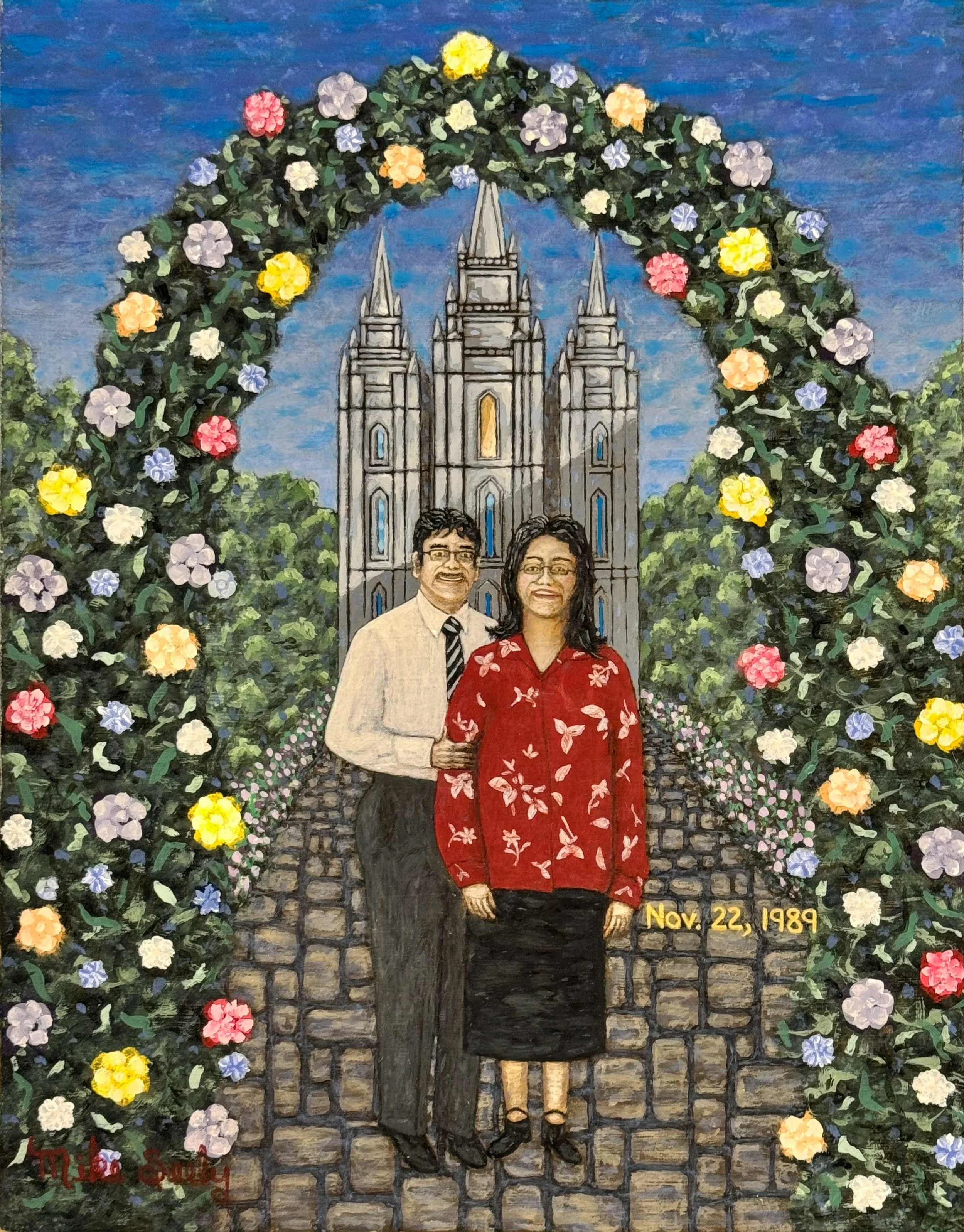 Paul & Bertha Gray Sealing in the Salt Lake City, Utah Temple.