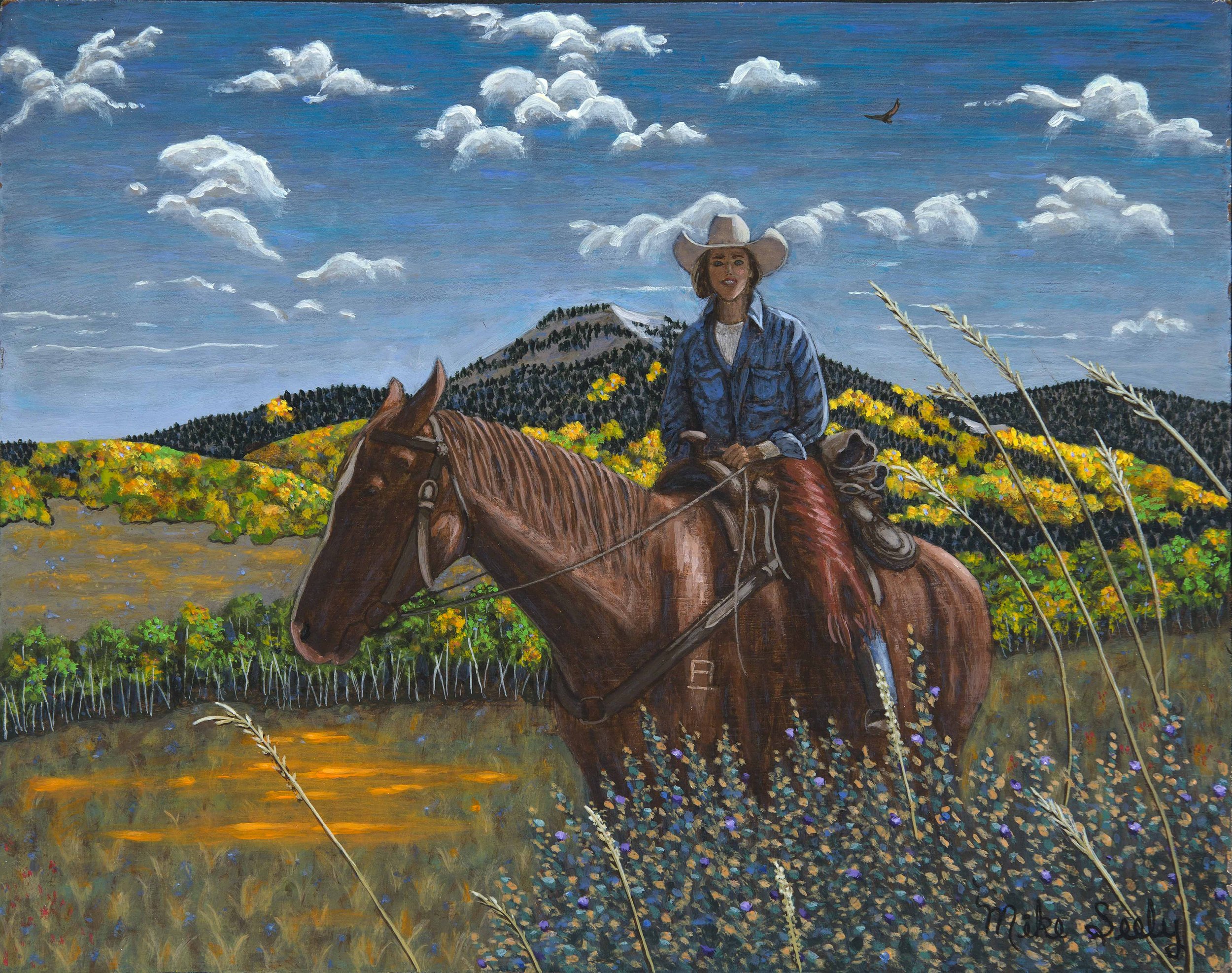 Horse Woman, Rich County, UT