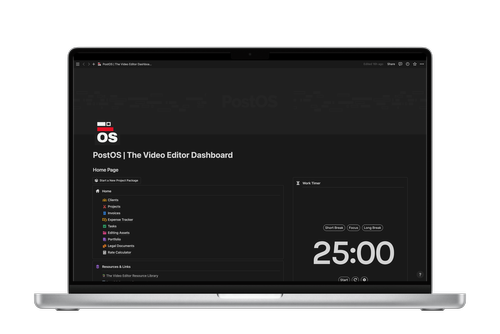 PostOS The Post Production Dashboard For Video Editing Professionals postos-the-post-production-dashboard-for-video-editing-professionals