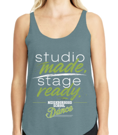 NSD "Studio Made, Stage Ready" Adult Tank Top | Bella + Canvas B6003 Muscle Tank