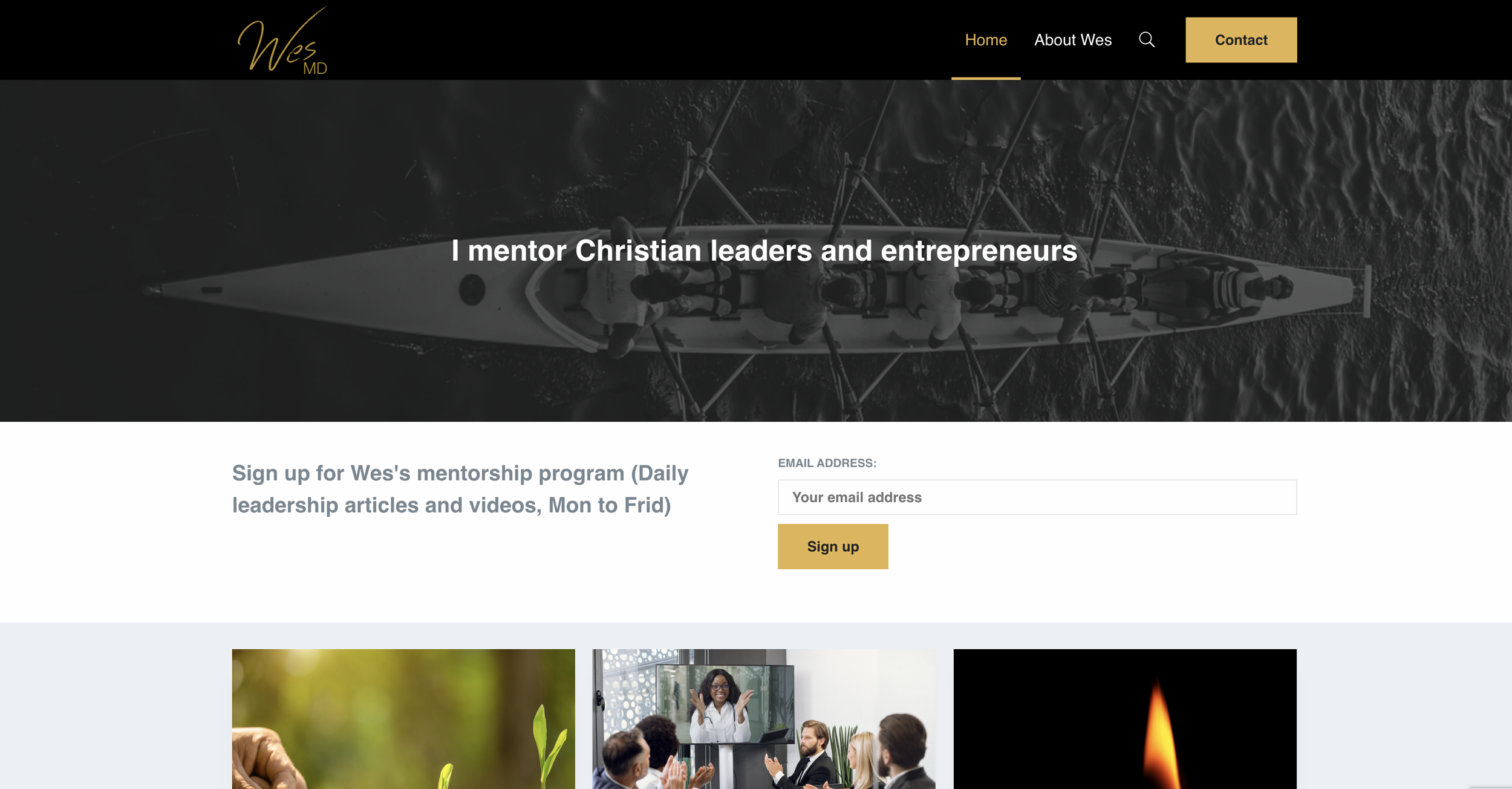 WesMD
 Mentorship for Christian Leaders + Entrepreneurs
 Copyedit, content creation