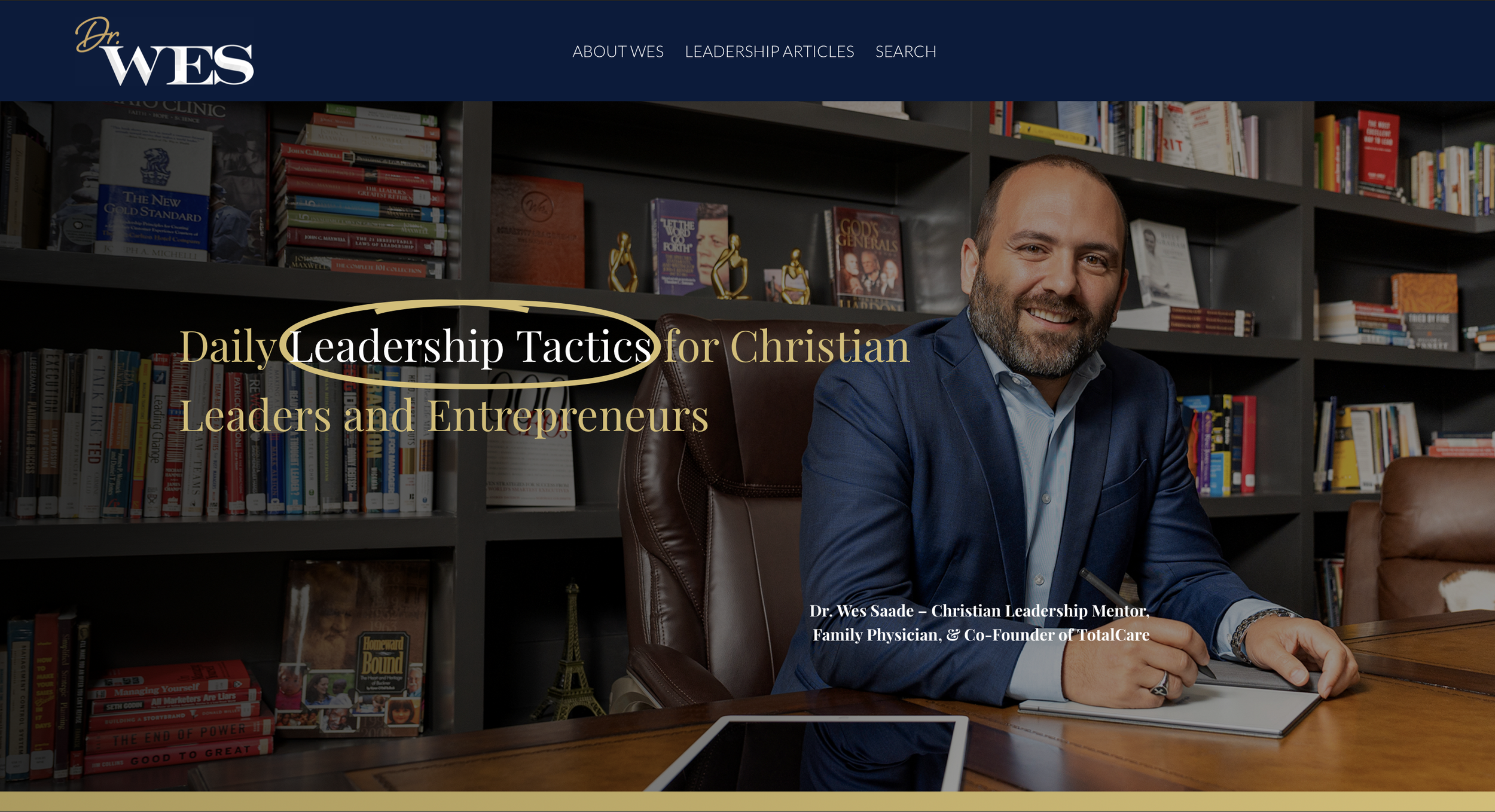 WesMD
 Mentorship for Christian Leaders + Entrepreneurs
 Copyedit, Content Creation