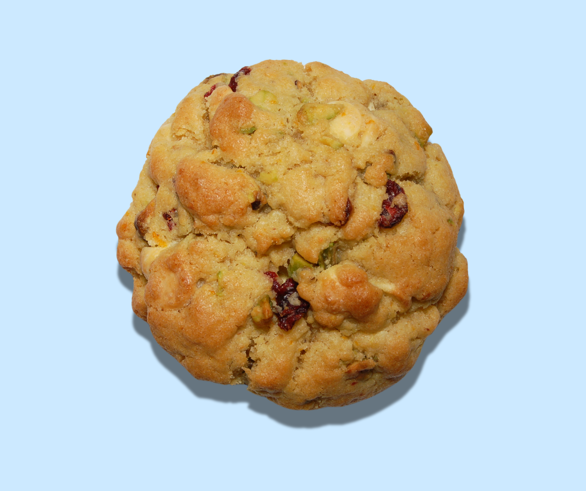Orange, Cranberry & Pistachio New York Cookie