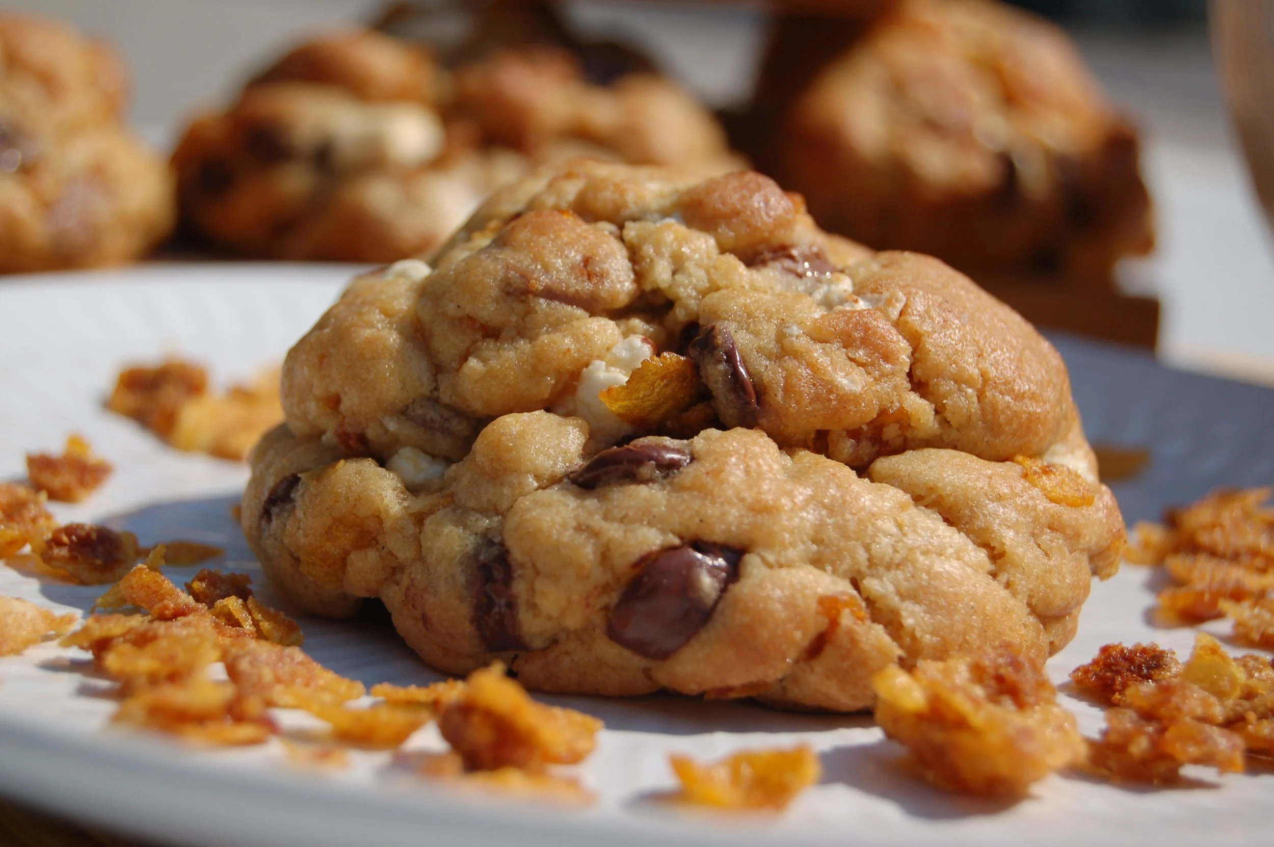 Delicious Cornflake Crunch New York Cookie for sharing