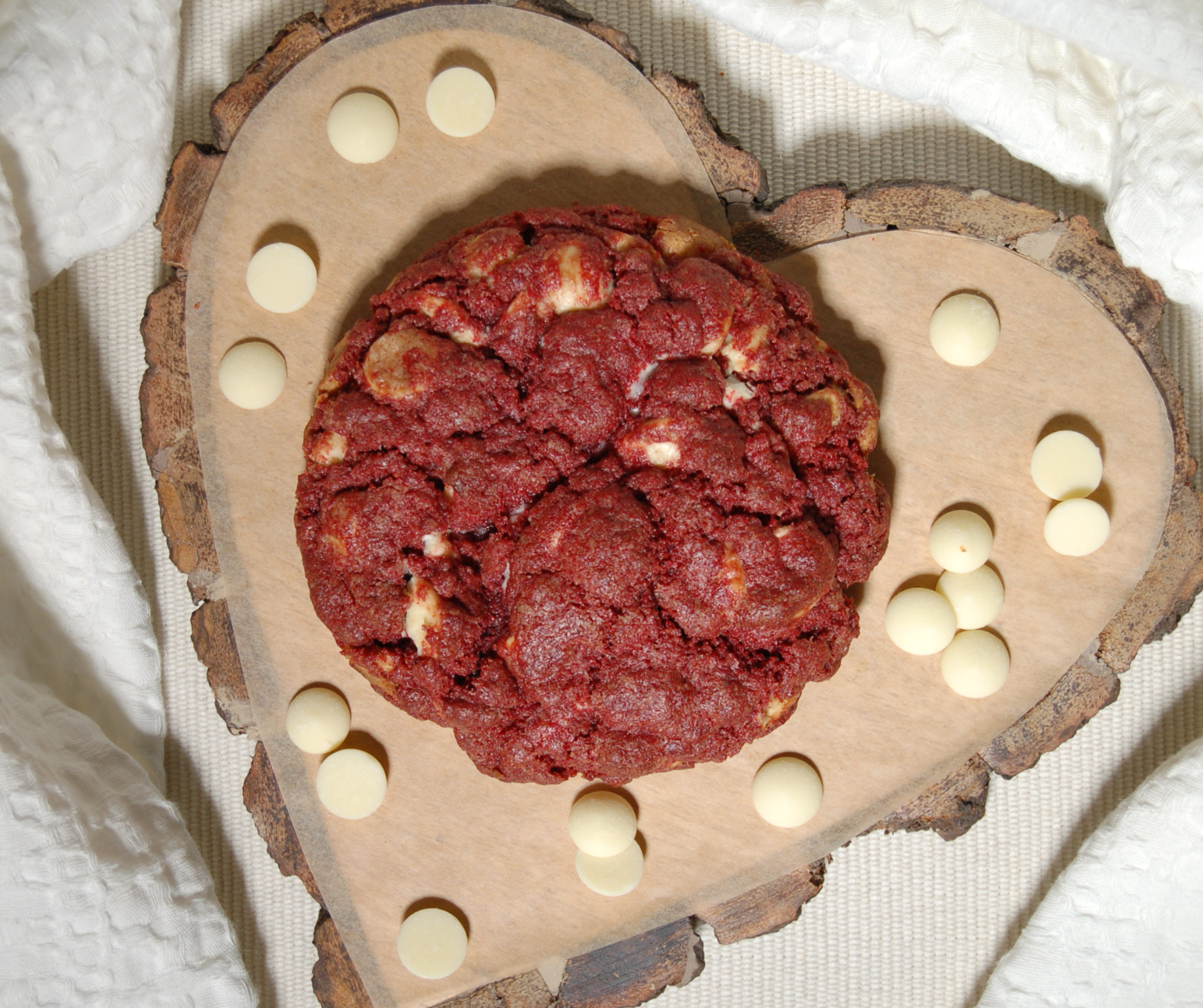 delicious Red Velvet New York cookie for sharing
