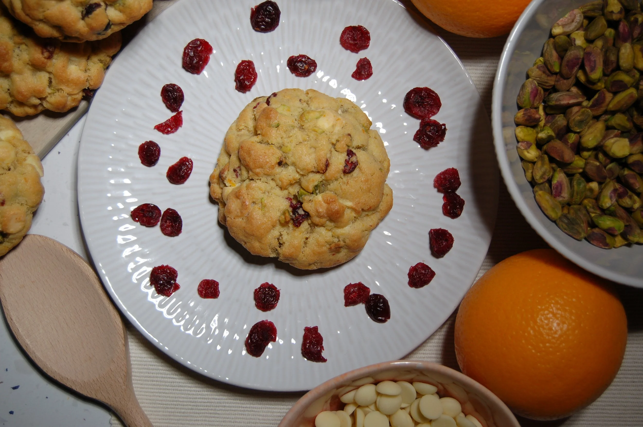 Pistachio New York Cookie made with organic ingredients