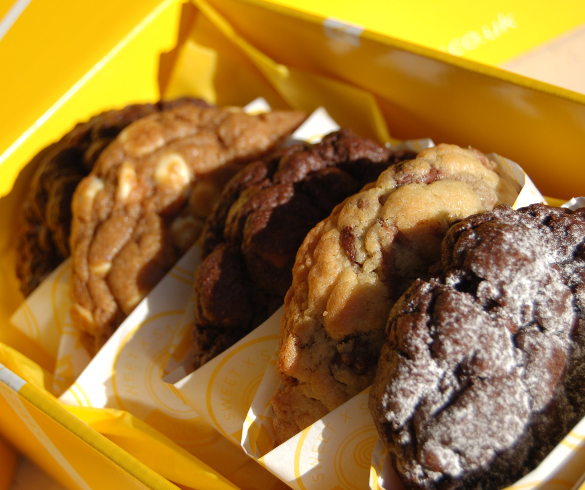 freshly baked Caramel Addiction New York Cookie Collection Gift Box