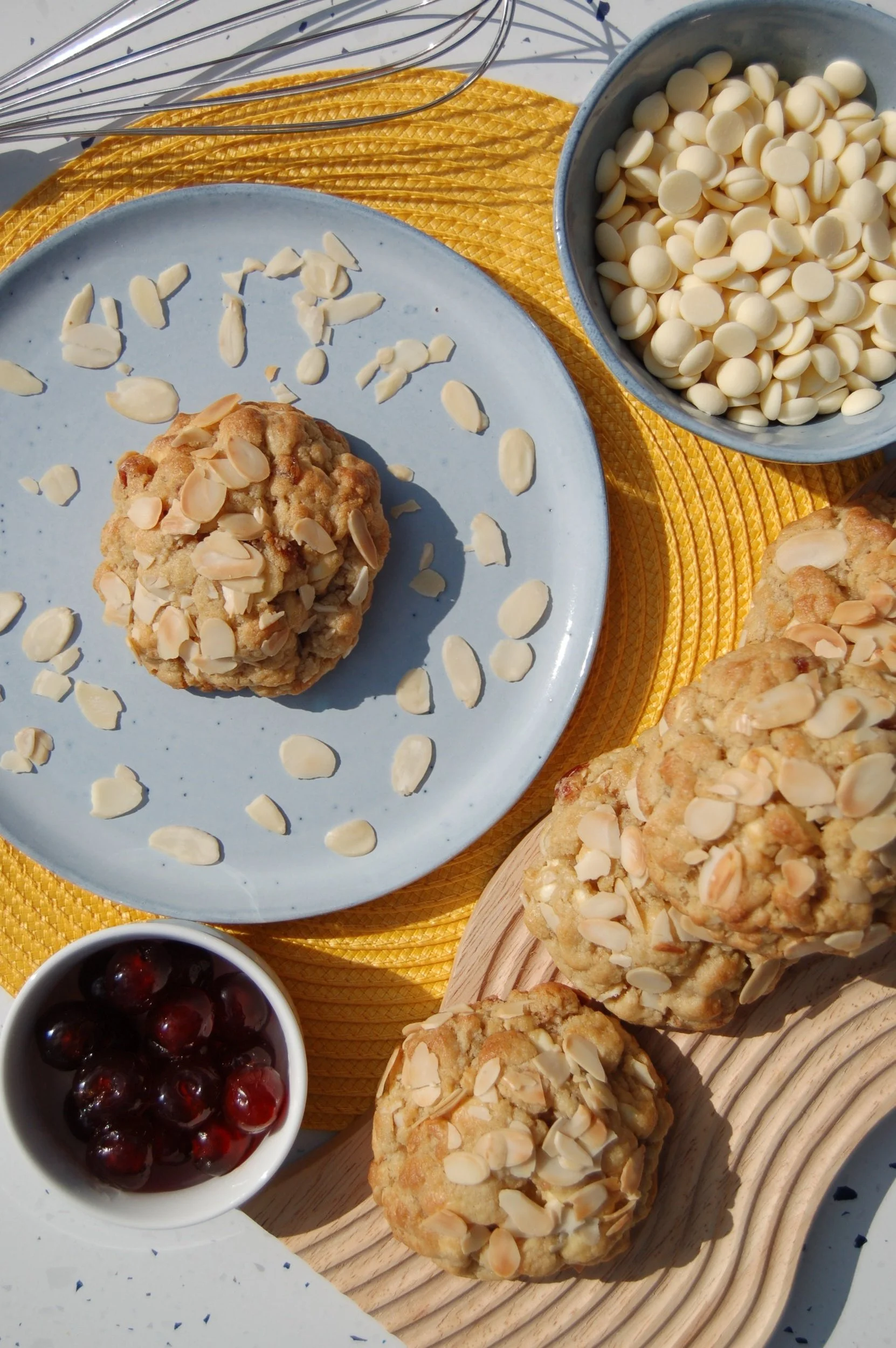 freshly baked New York cookie