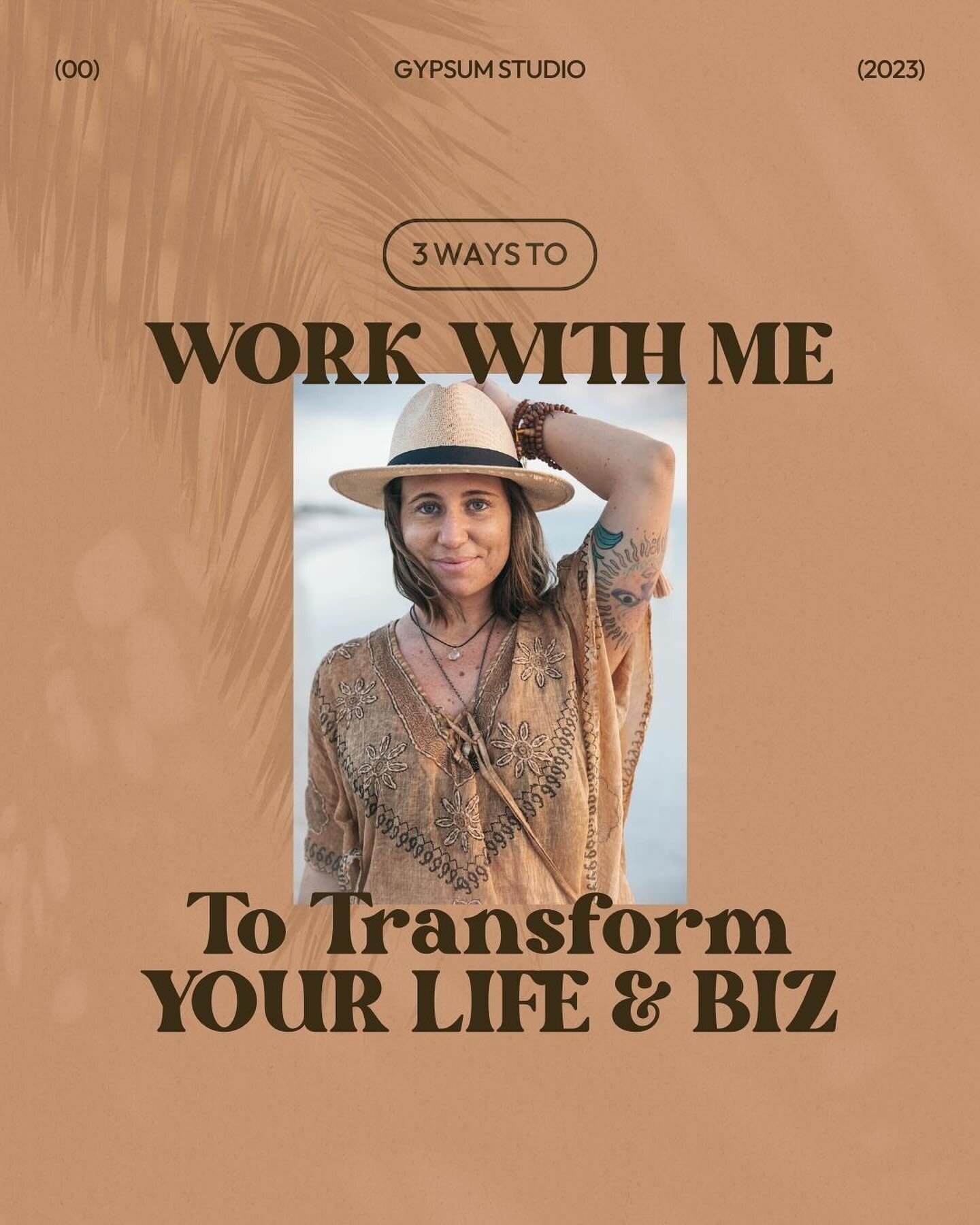 3 Ways to Work Together to Transform Your Life &amp; Biz

I help conscious leaders build brands that feel wildly authentic and radically aligned.&nbsp;
&nbsp;
Combining my expertise as an embodiment and leadership coach, my approach to business is so