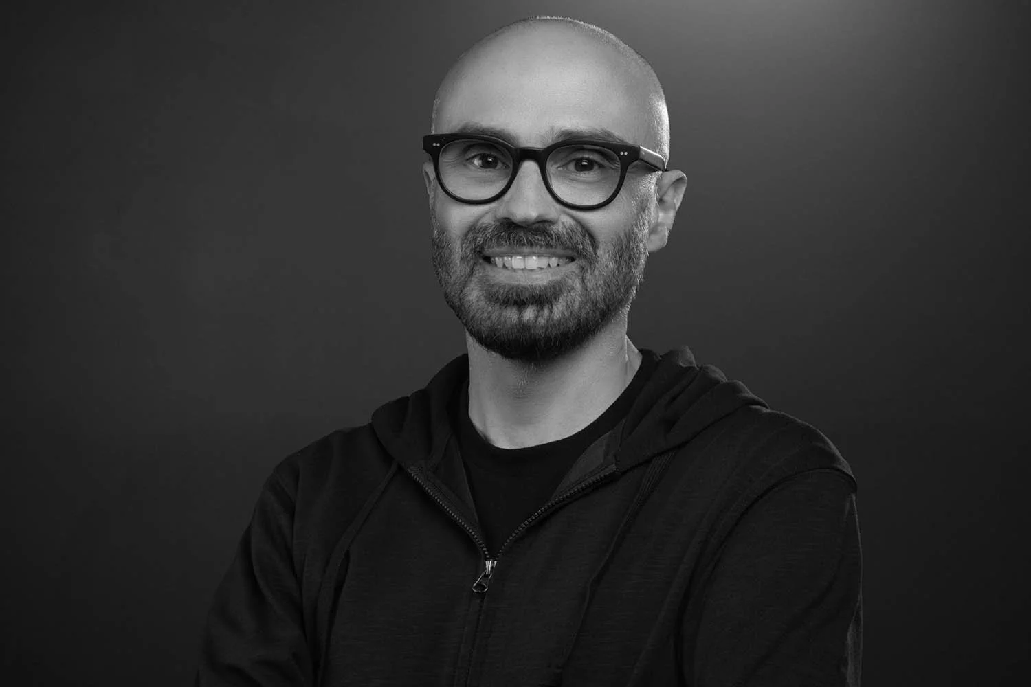 Black & white image of a man named Eric