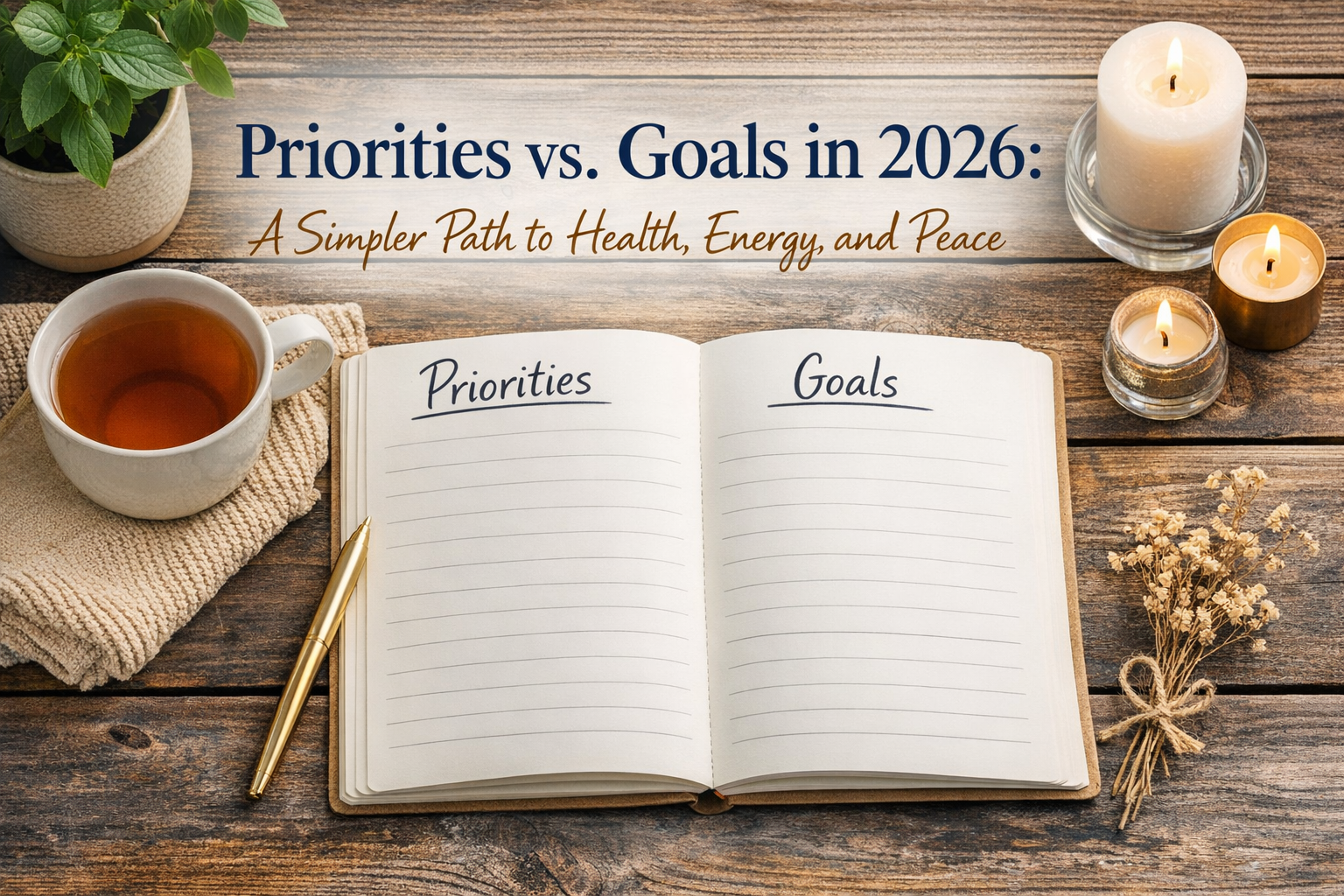 Priorities vs. Goals in 2026: A Simpler Path to Health, Energy, and Peace